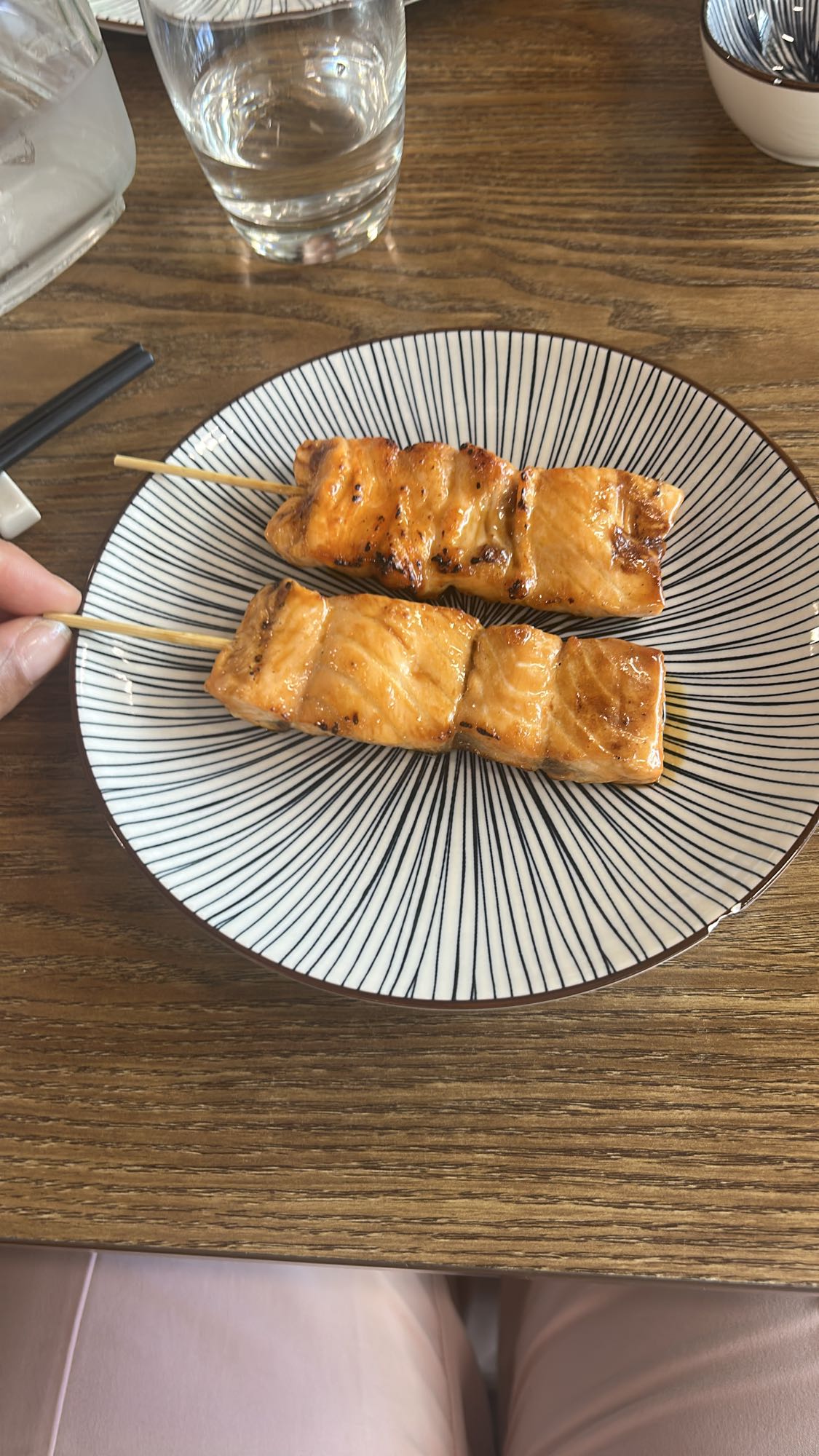 Brochettes de saumon