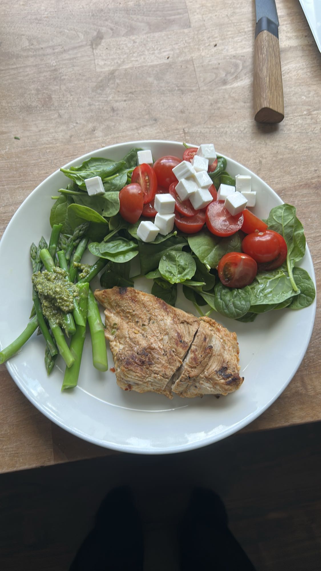 Kyckling med sallad