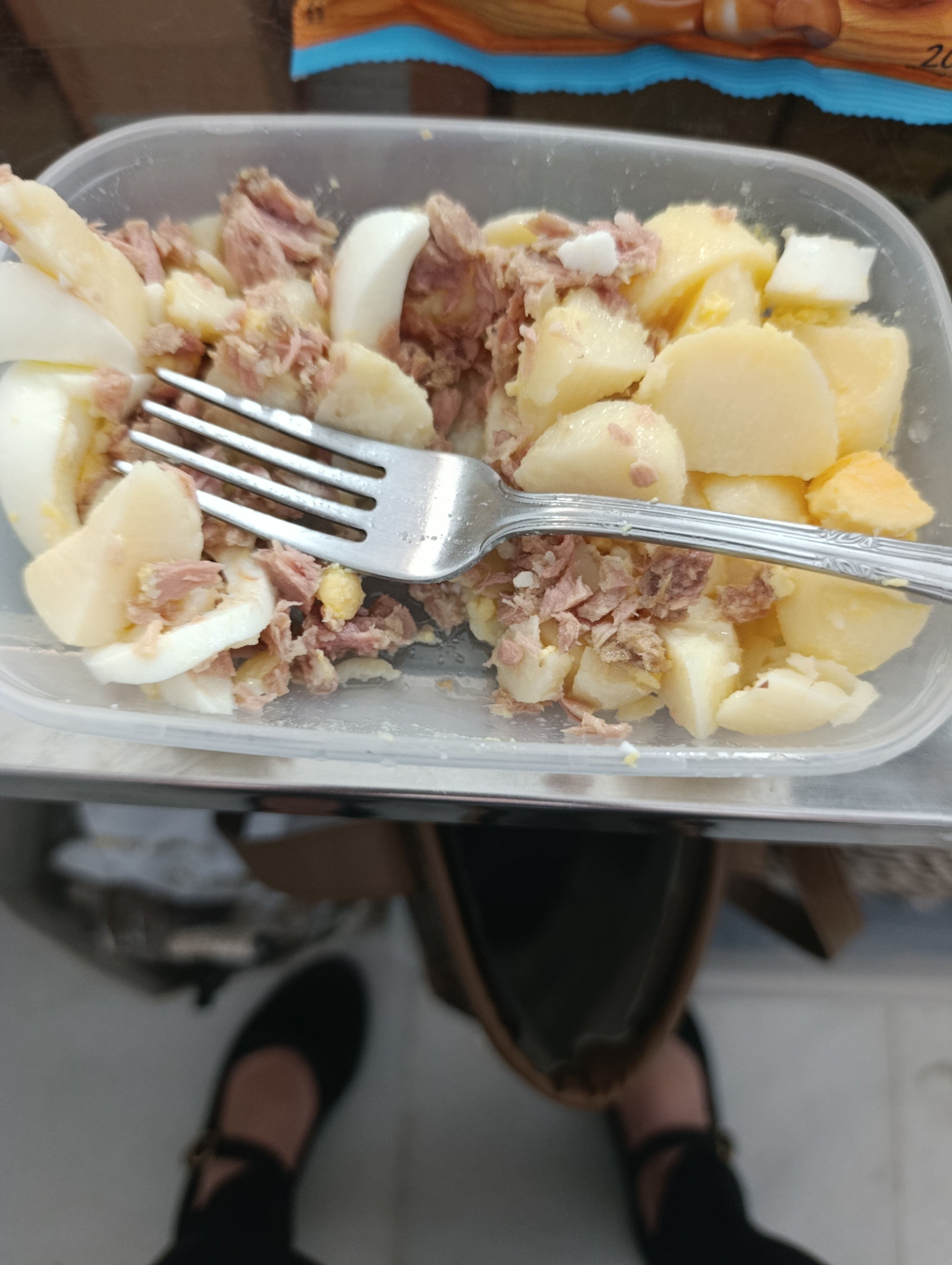 Ensalada de patata y atún