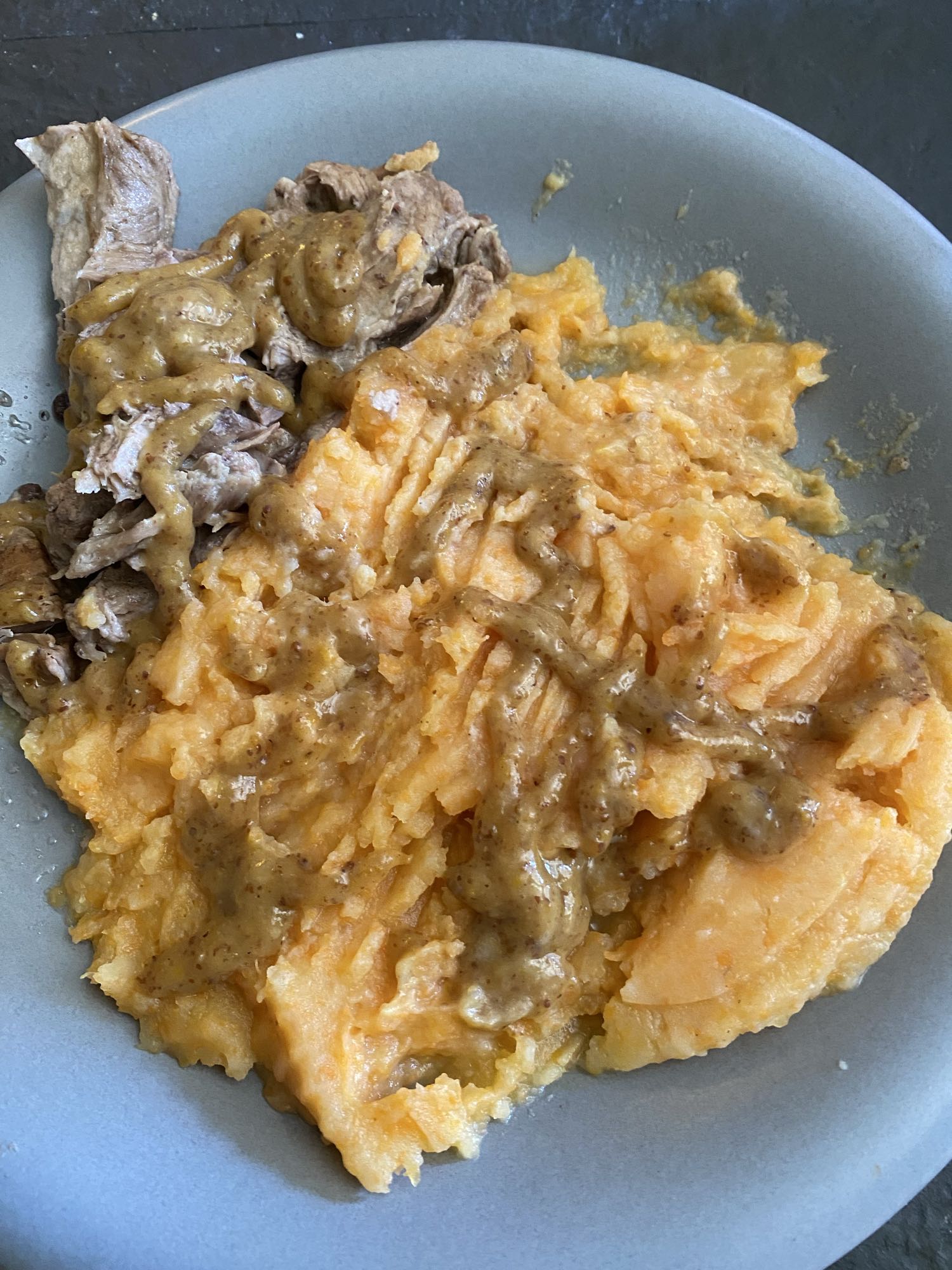 Fläskkött med mos