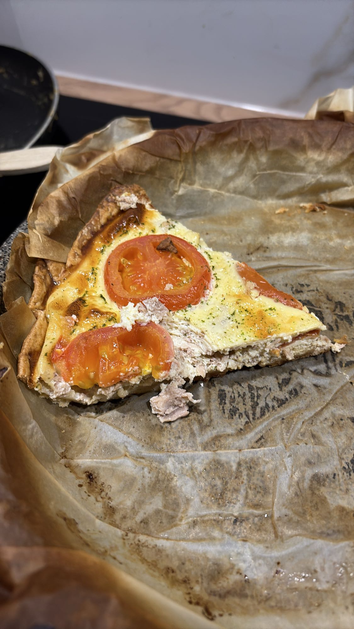Part de quiche au thon
