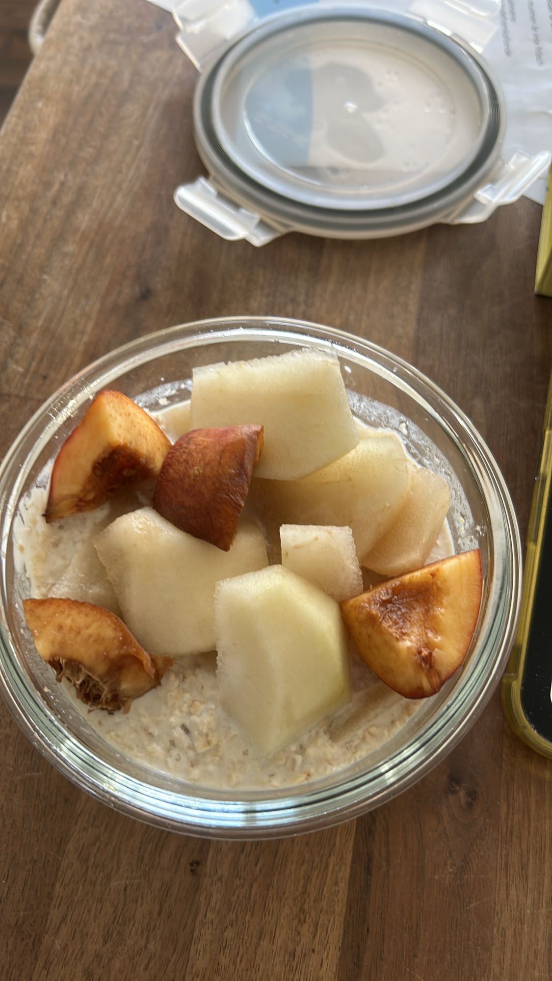 Overnight oats med frukt
