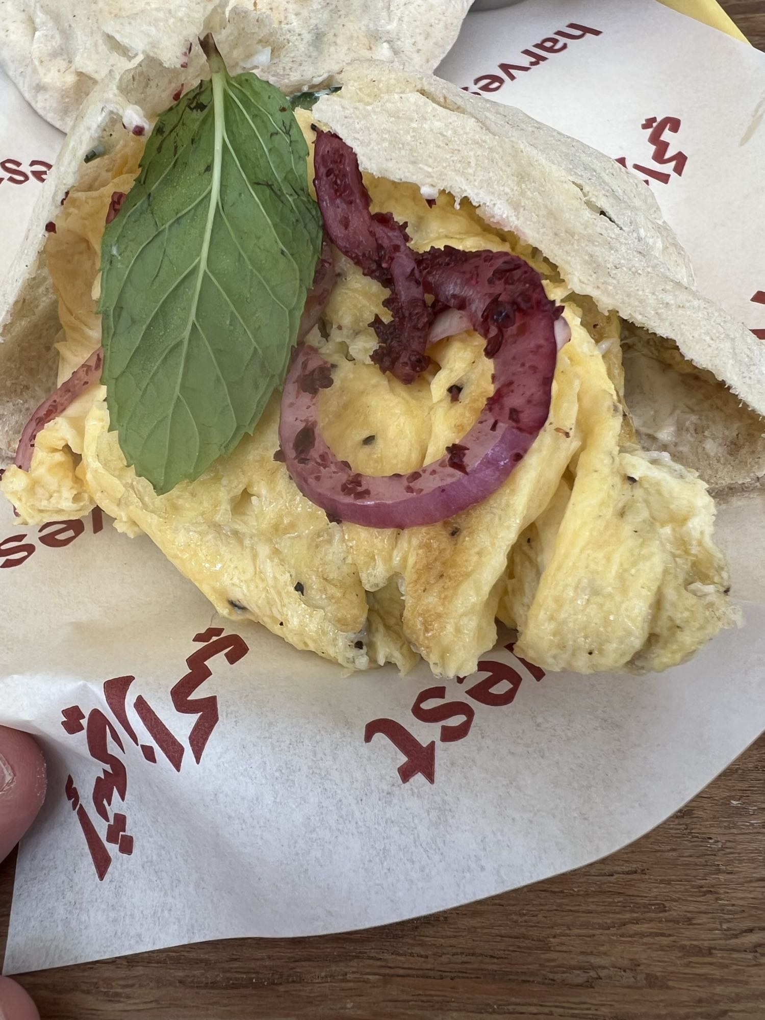 Egg Pita Sandwich