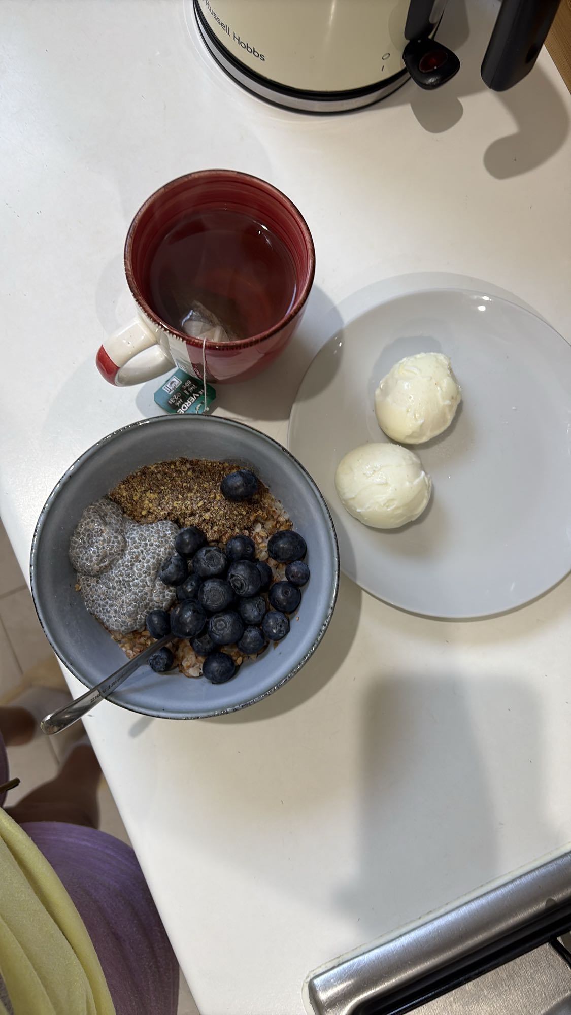 Buckwheat Eggs and Tea