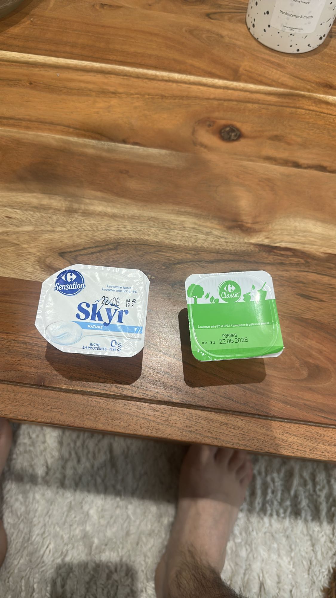 Skyr et compote pomme