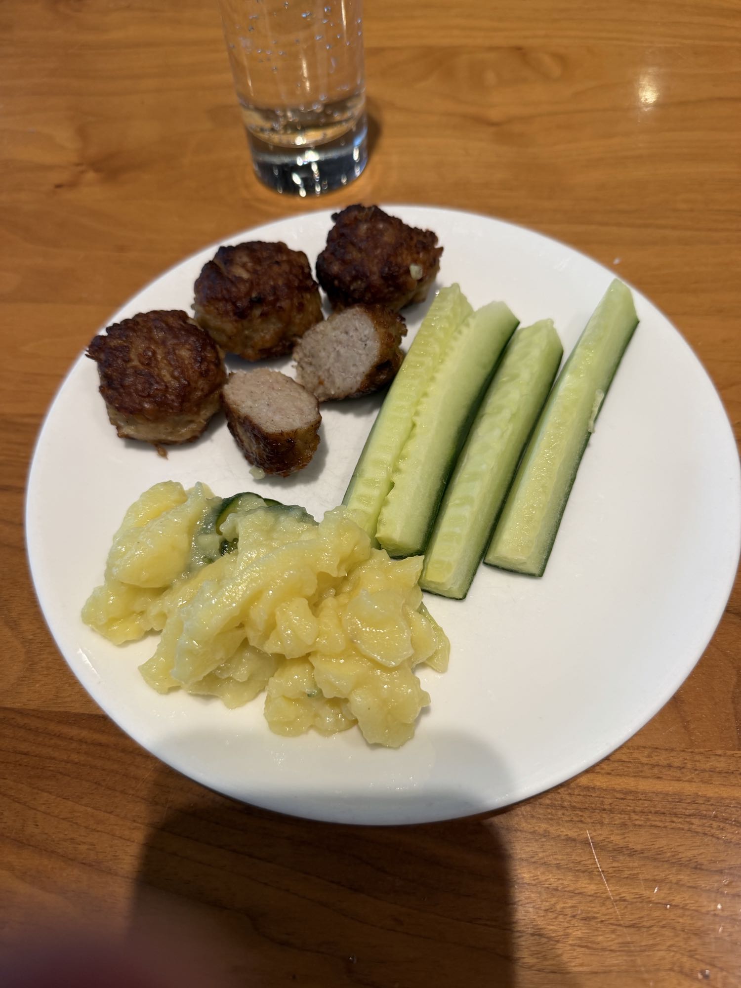 Polpette con cetriolo