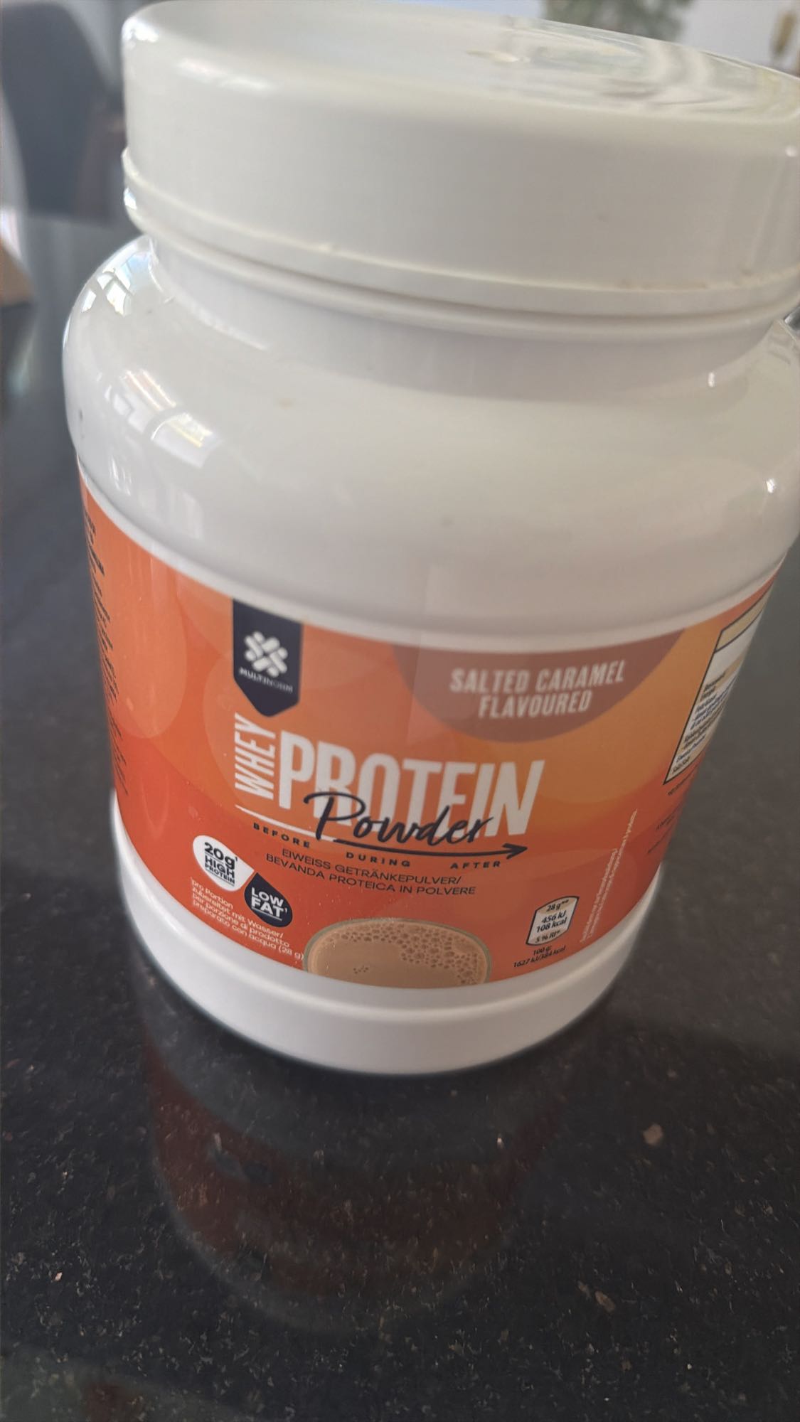 Molkenprotein Karamell
