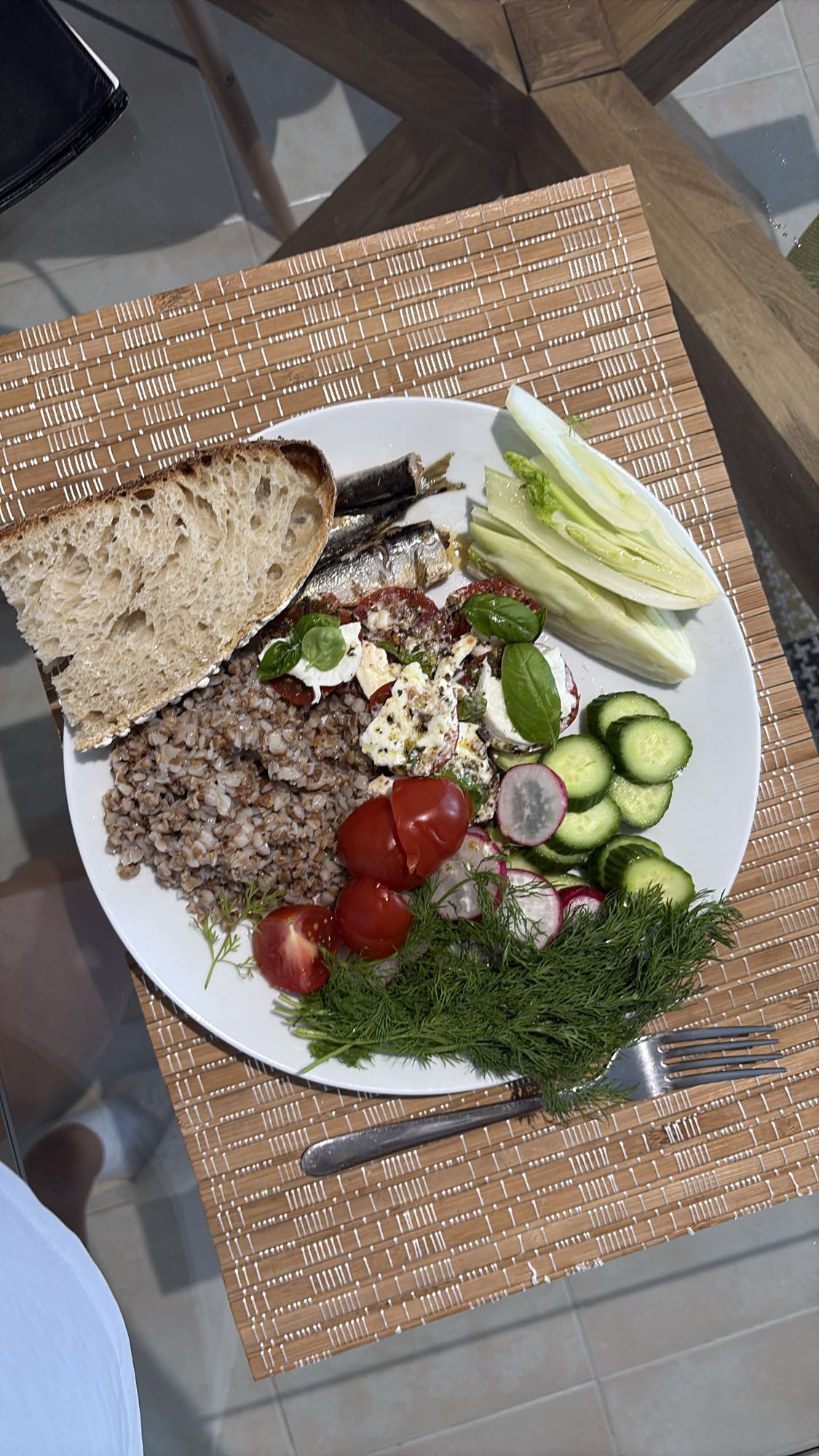 Buckwheat Fish Plate