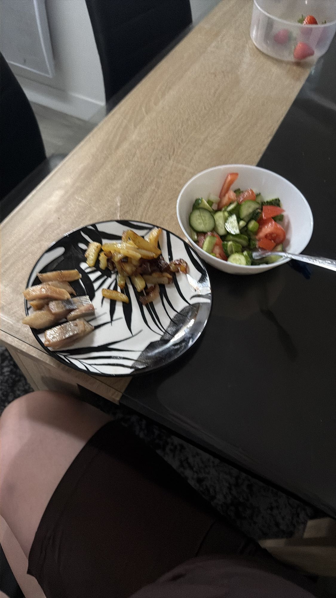Salata cu hering si cartofi