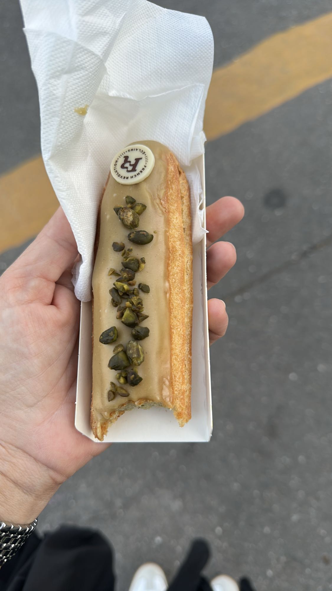 Pistachio Eclair