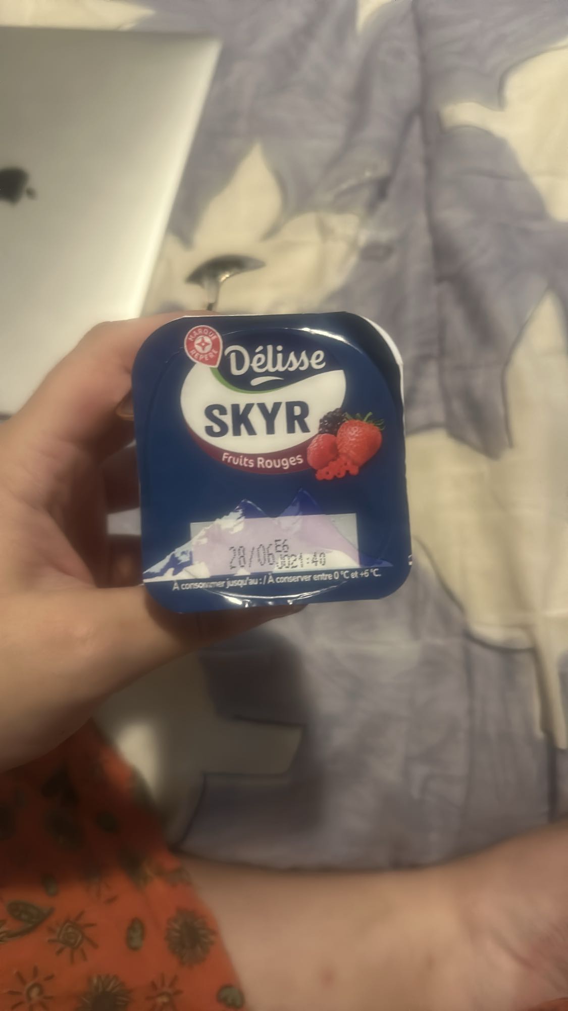 Skyr fruits rouges