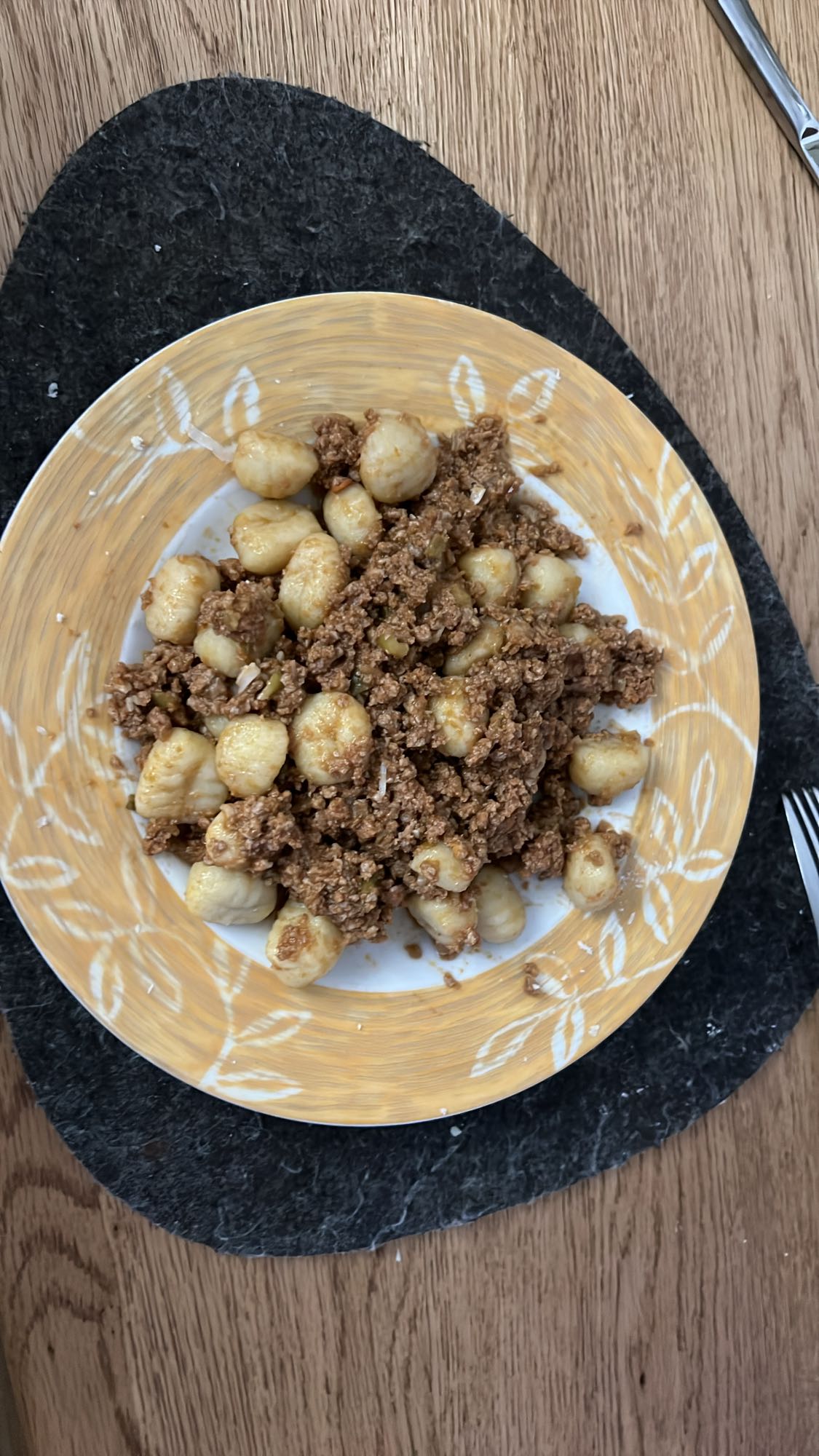 Gnocchi con ragù