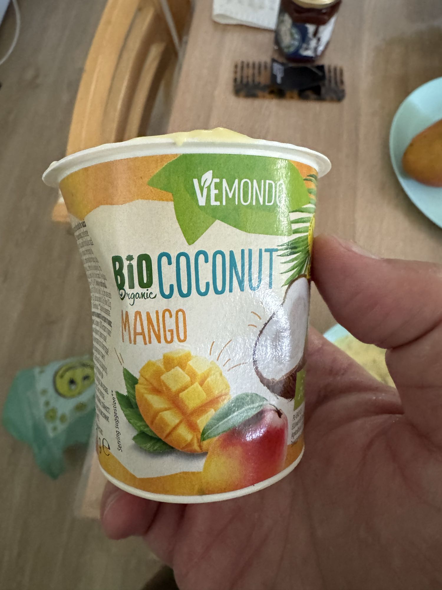 Coconut Mango Yogurt with Chia Seeds