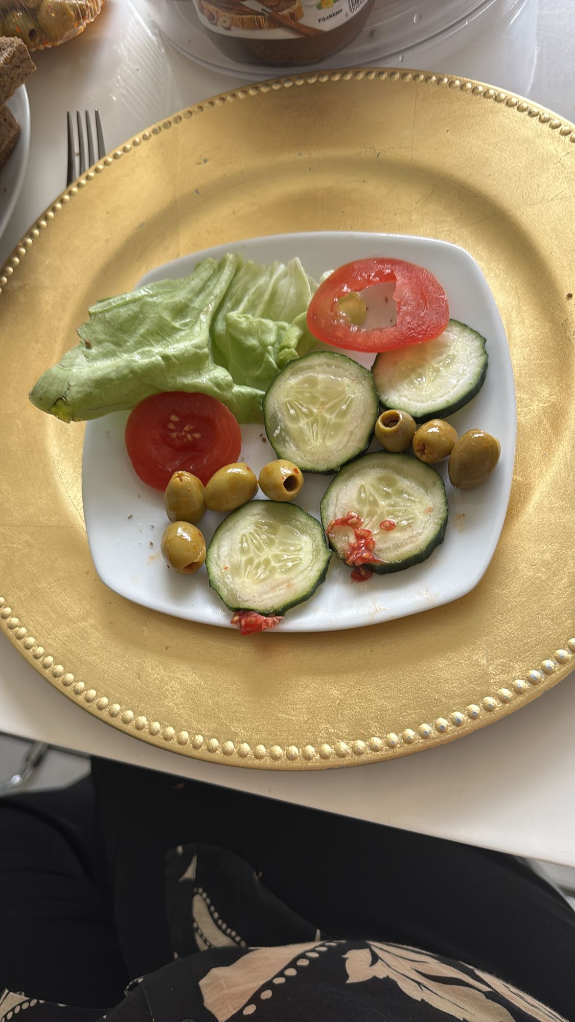 Kleine gemengde salade