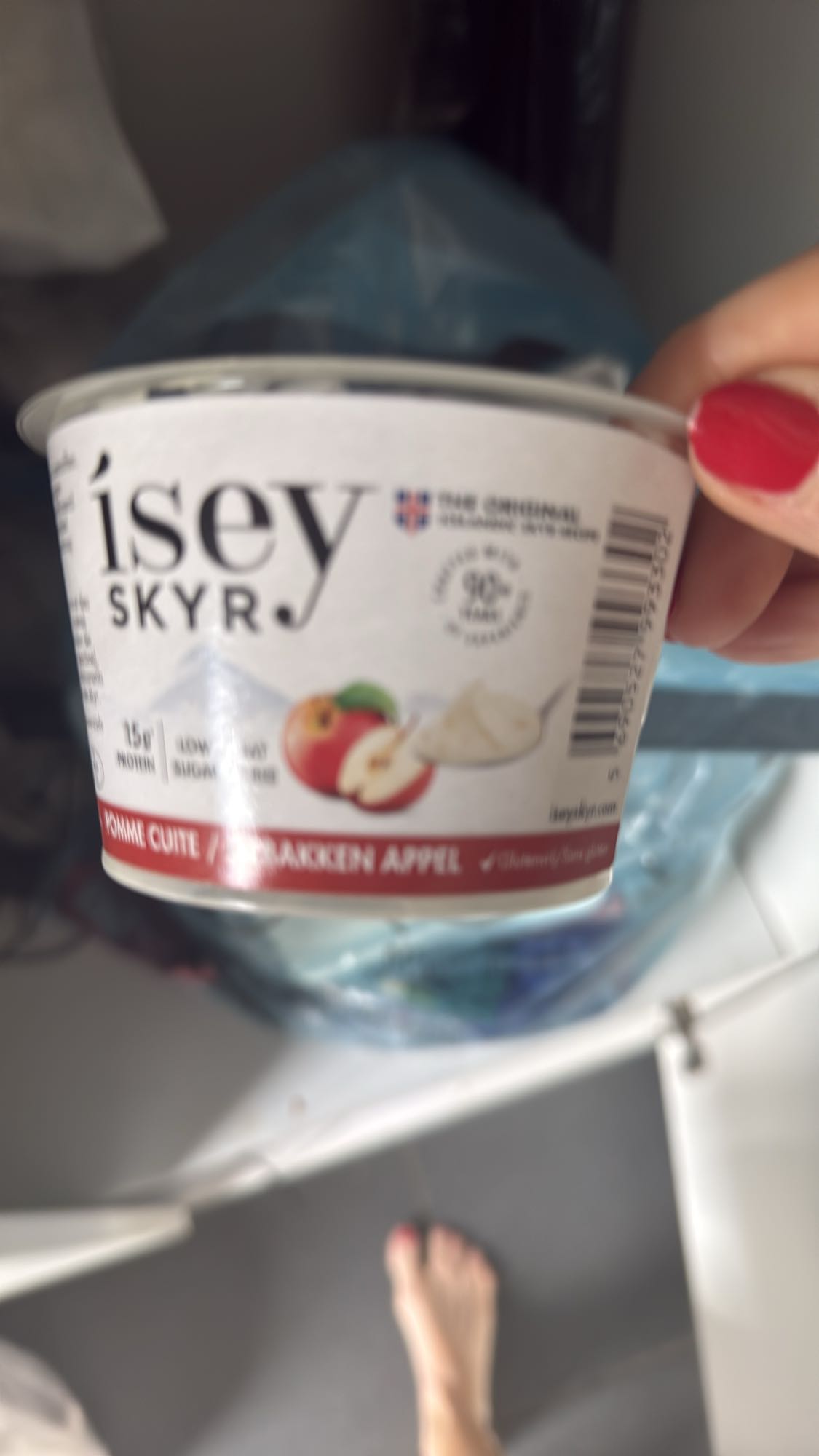 Skyr met gebakken appel