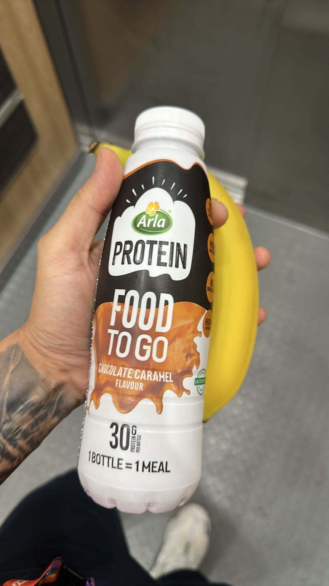 Proteindryck med banan