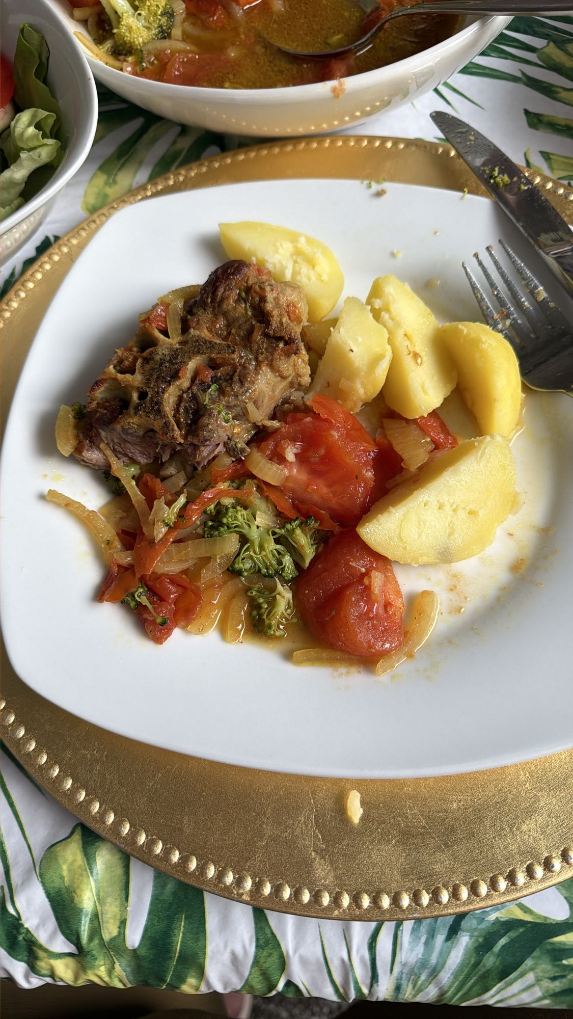 Lamsvlees met aardappel