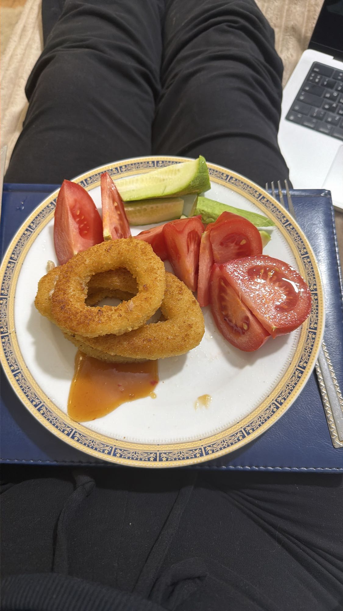Fried Calamari Salad Plate