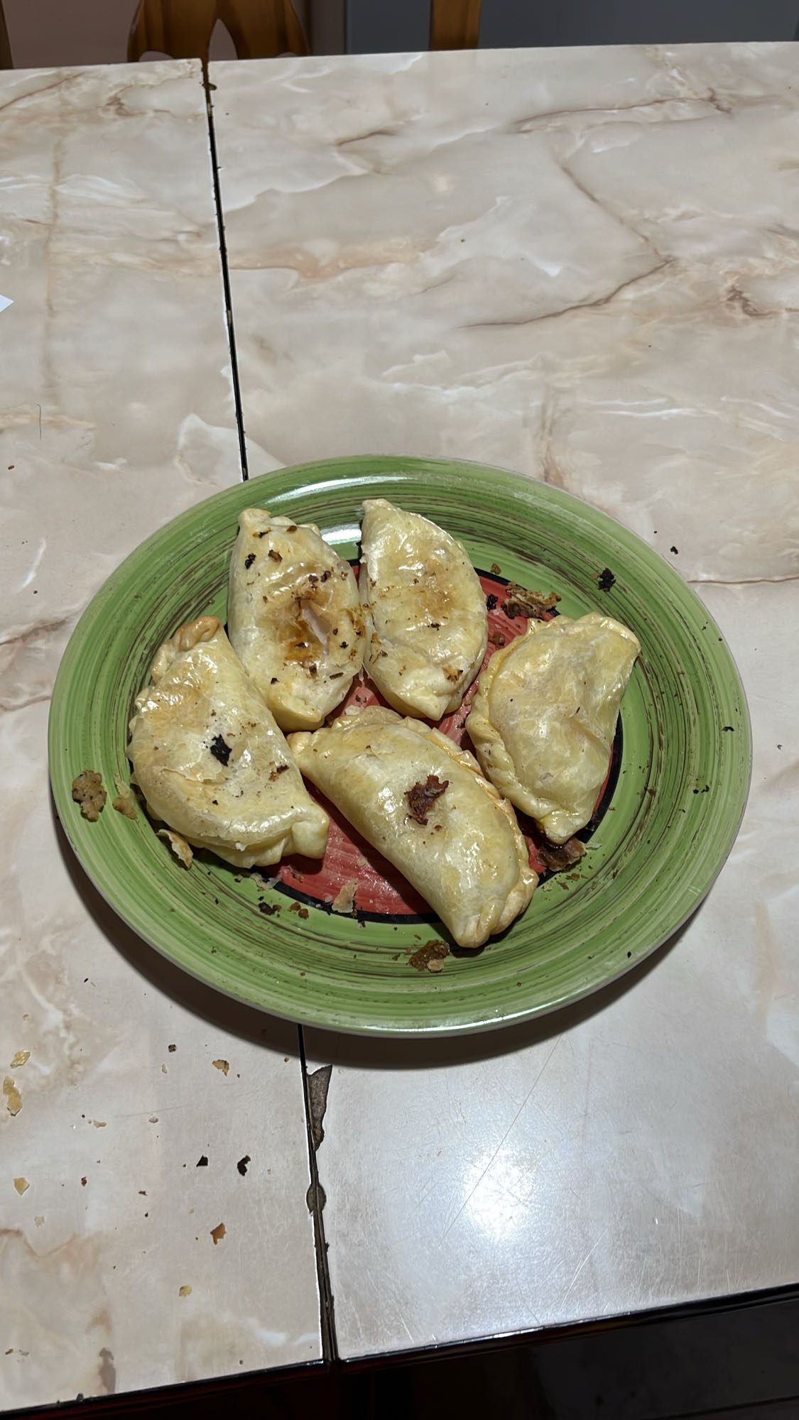 empanadas horneadas de jamón y queso