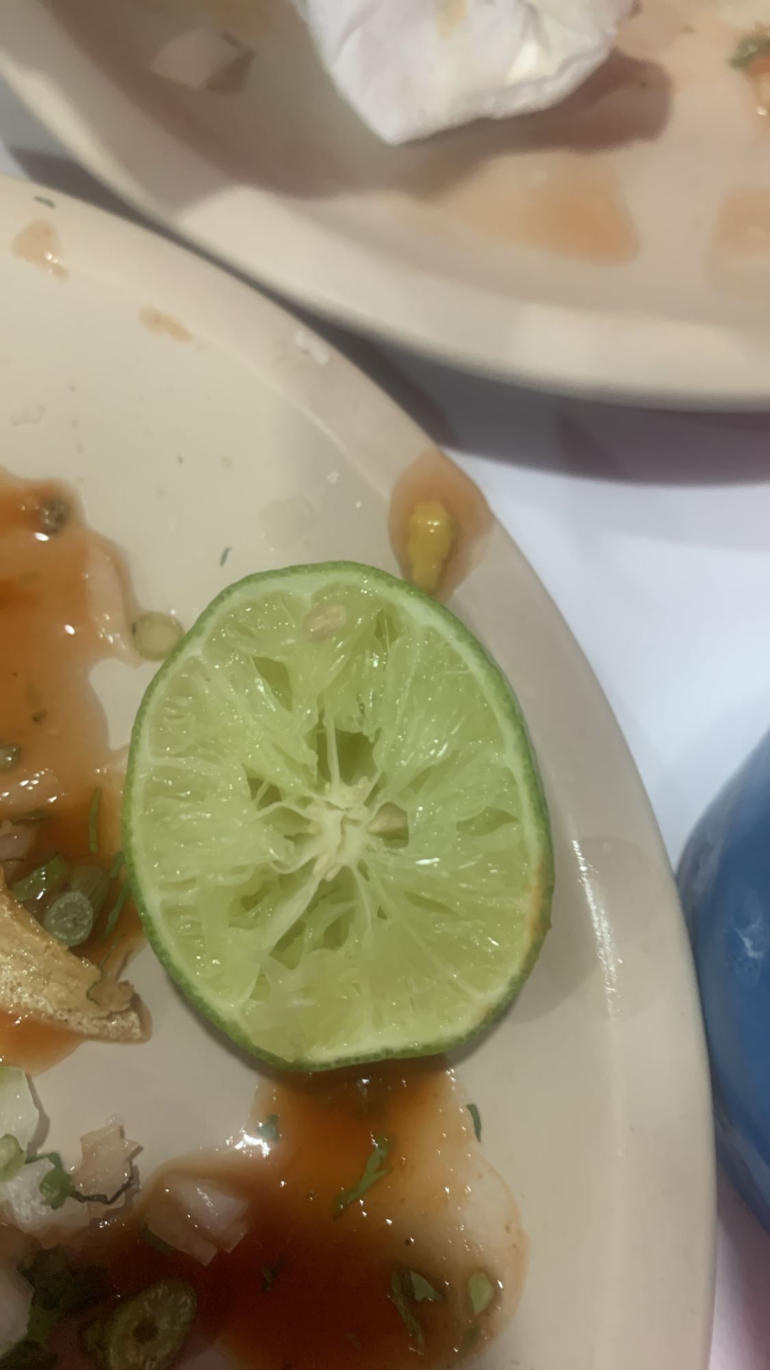 salsa con limón