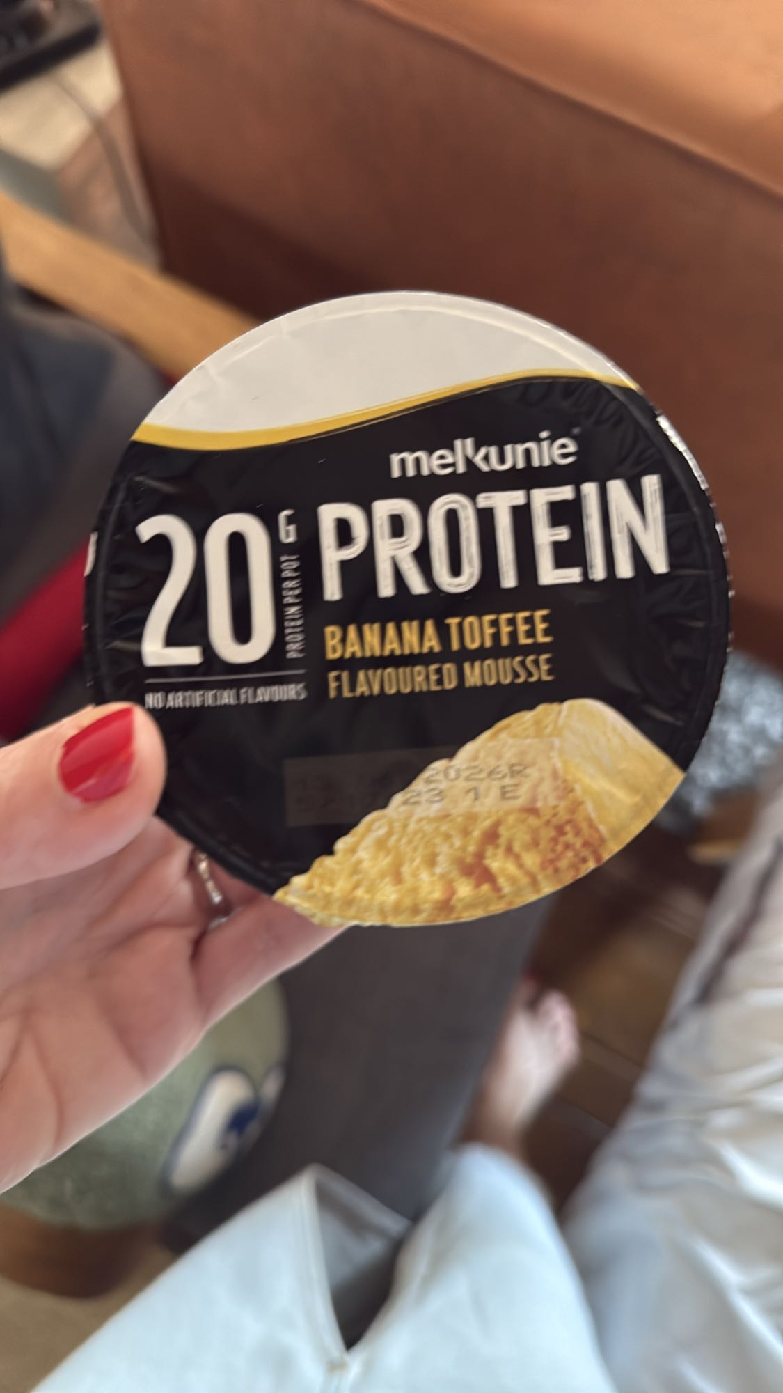 proteïnemousse banaan