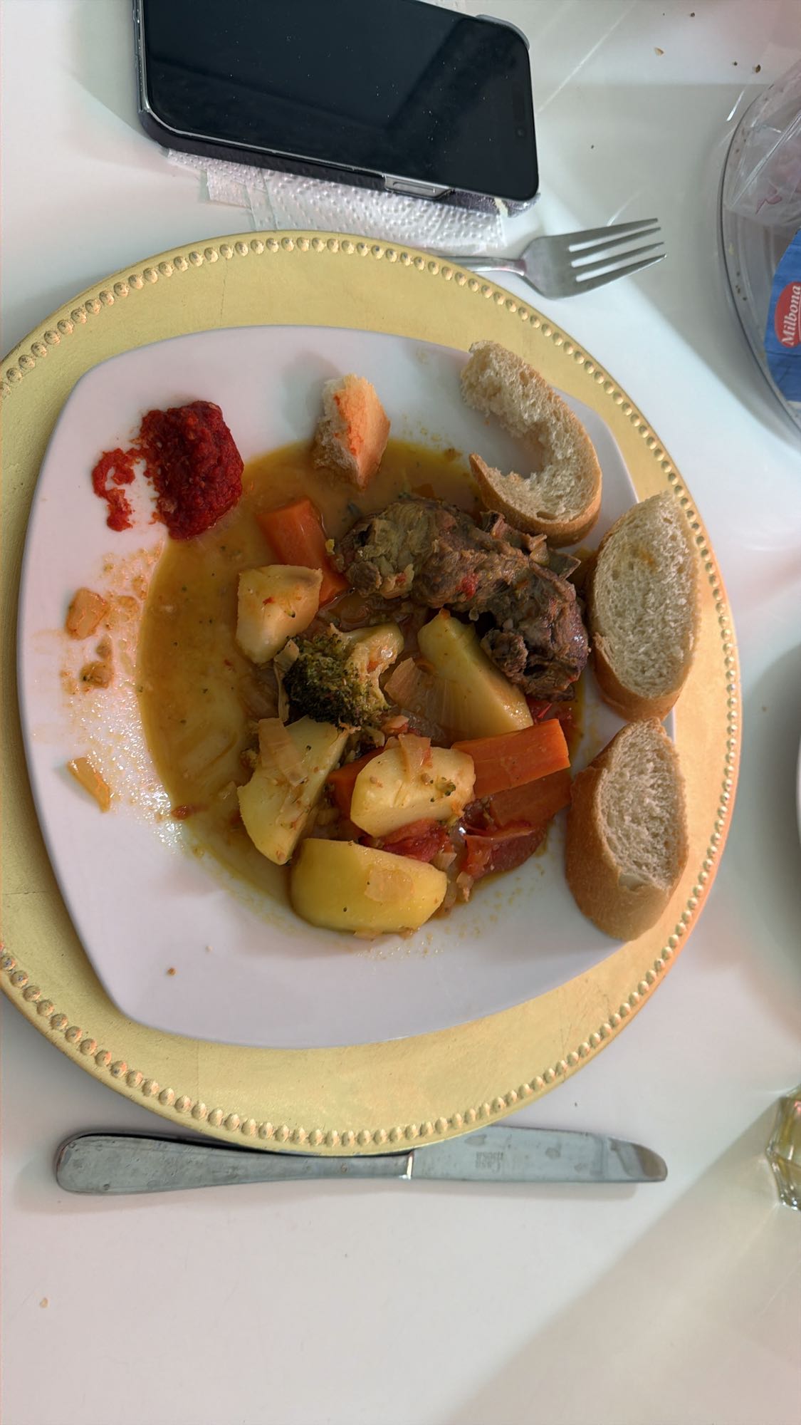 Stoofpot met brood
