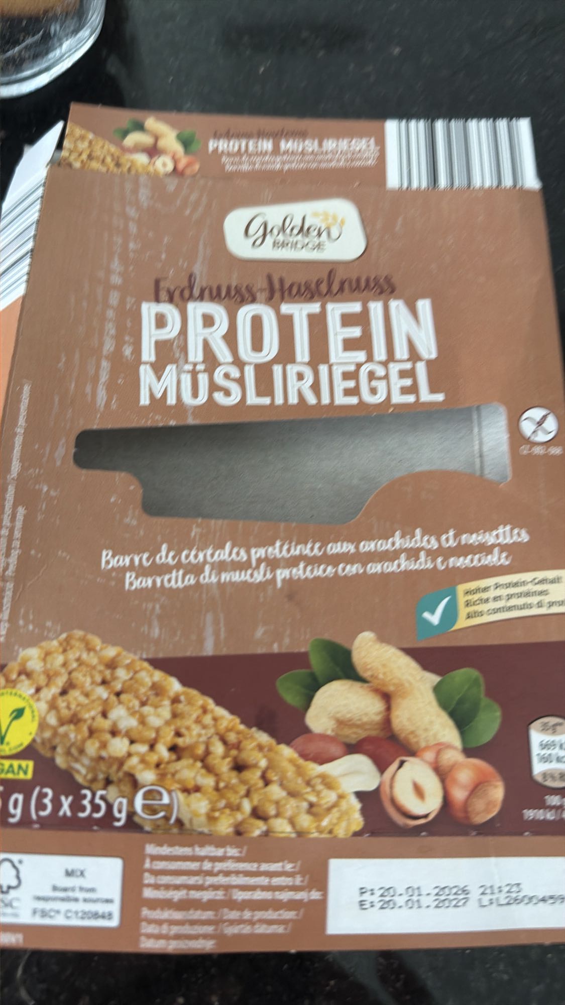 Protein-Müsliriegel