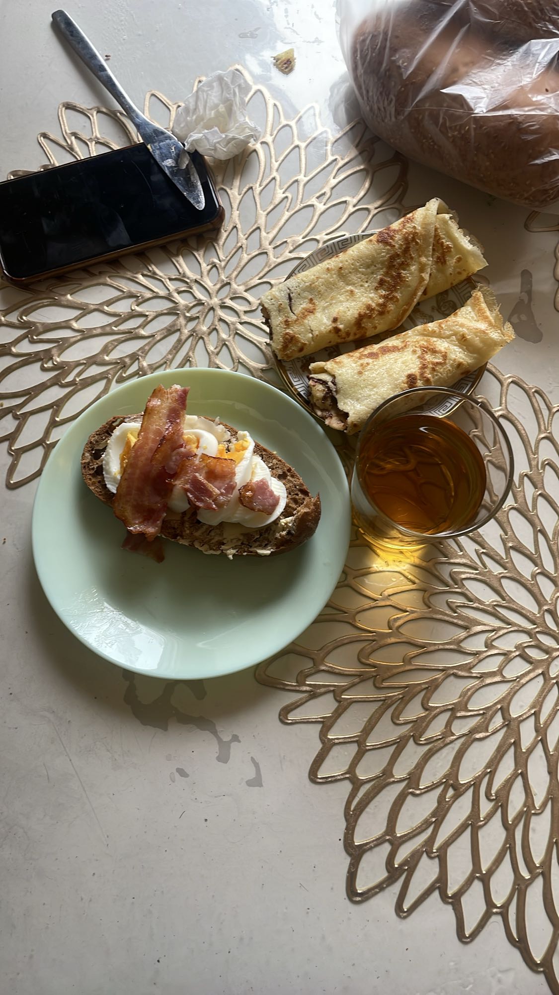 Frukost med crêpes