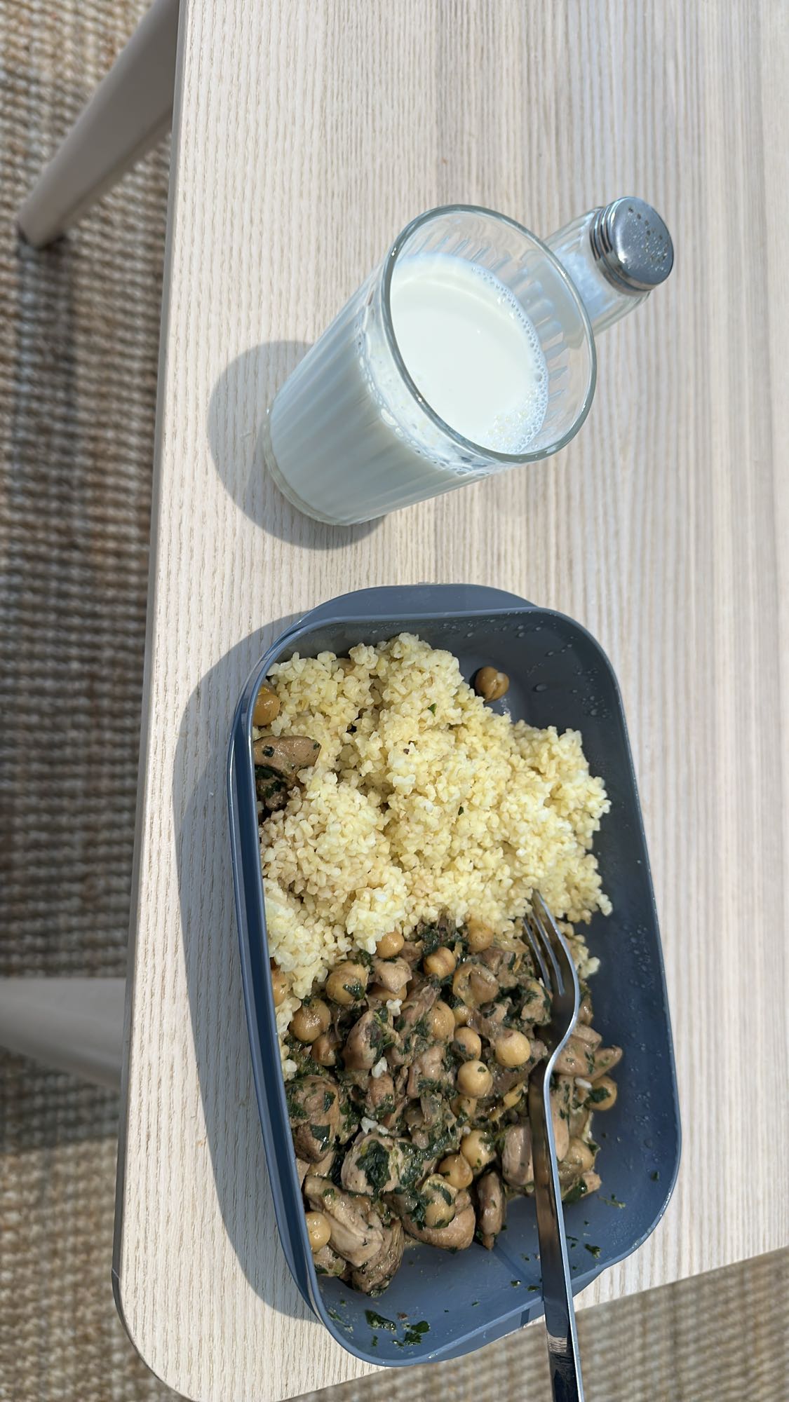 Bulgur med kyckling