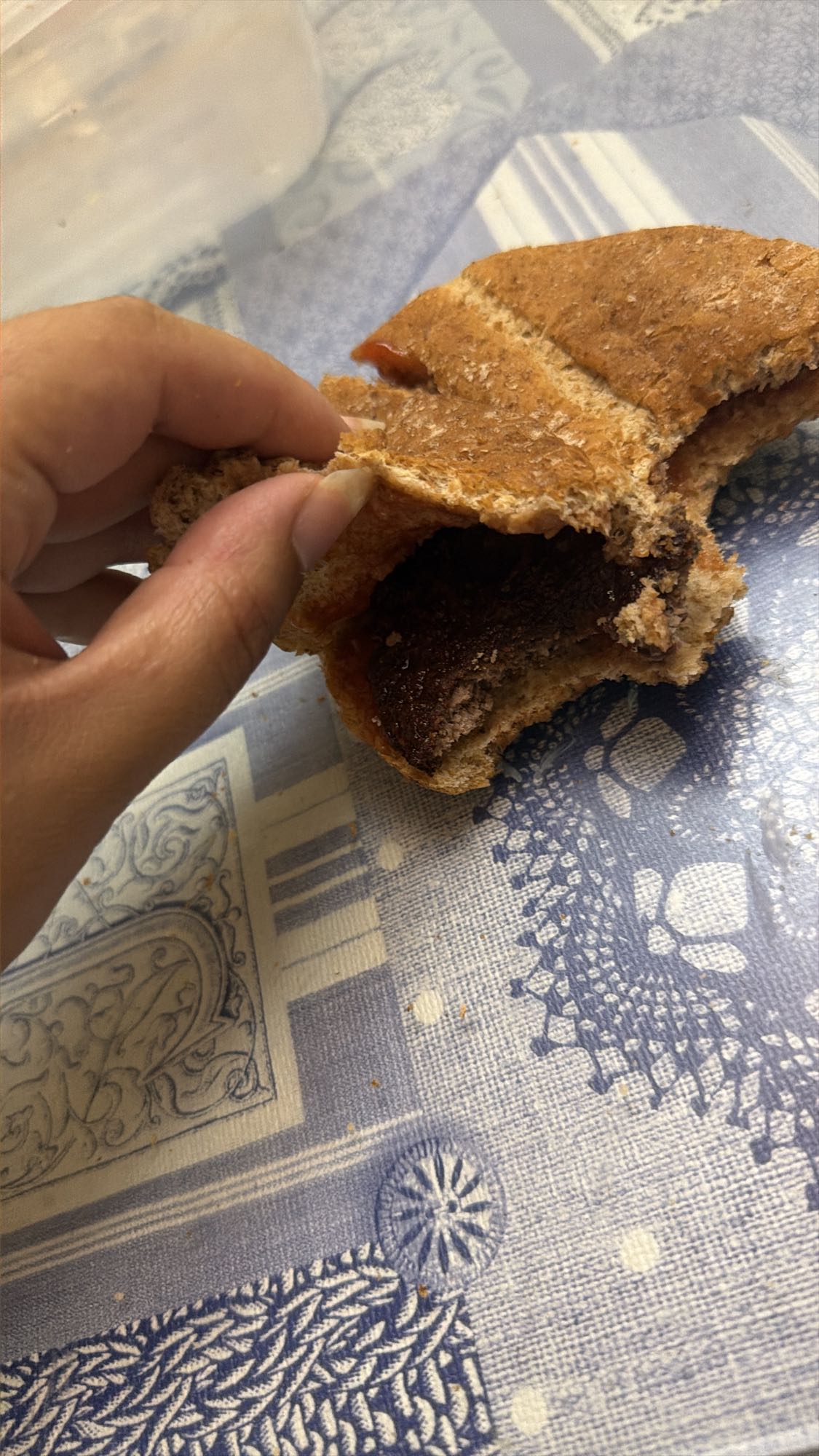 bollo con chocolate
