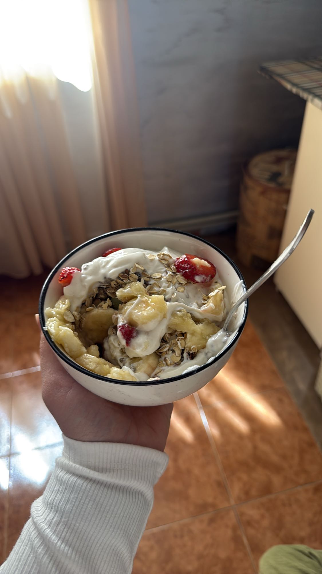 Yogurt Fruit Oat Bowl