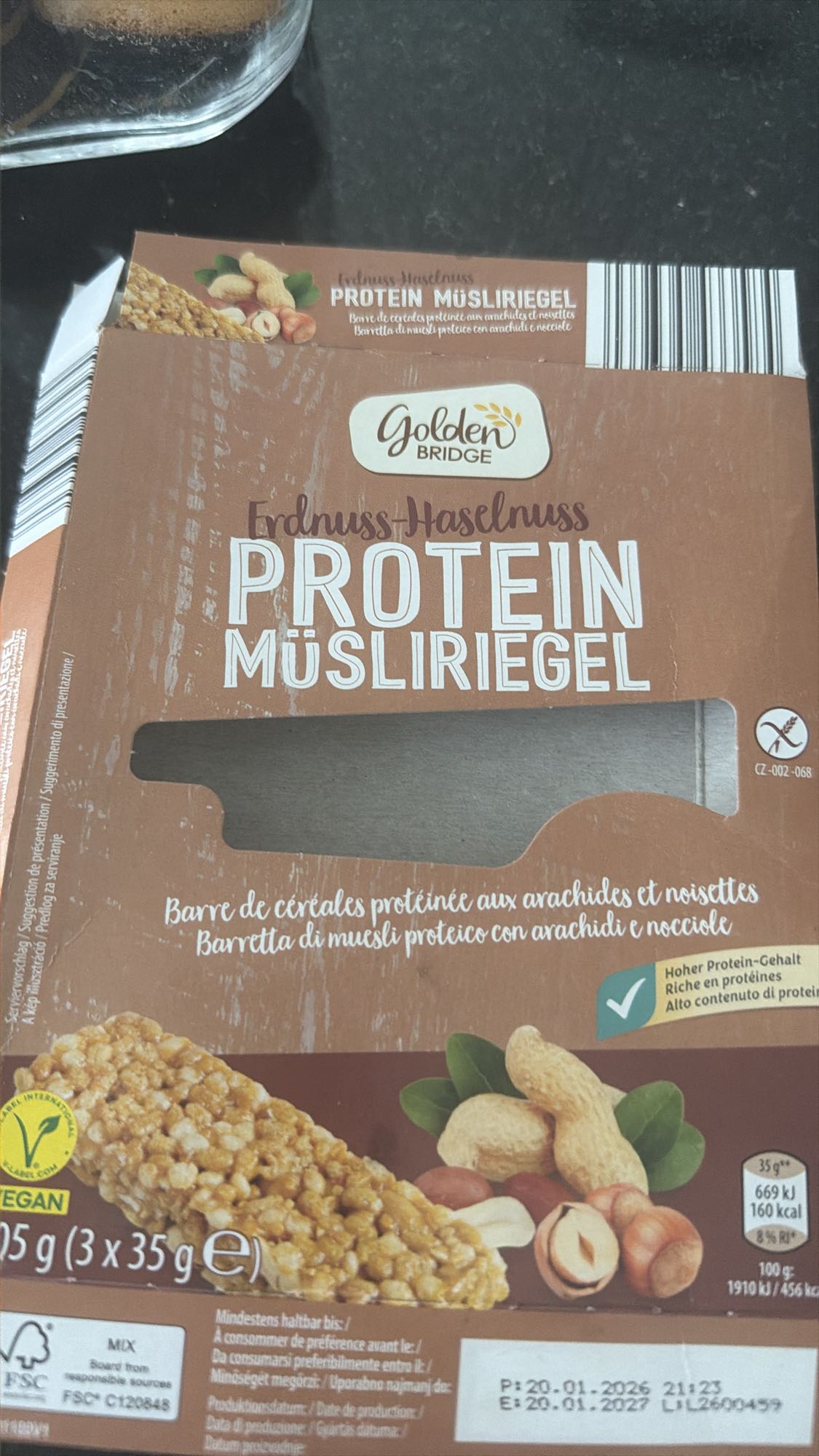 Protein-Müsliriegel