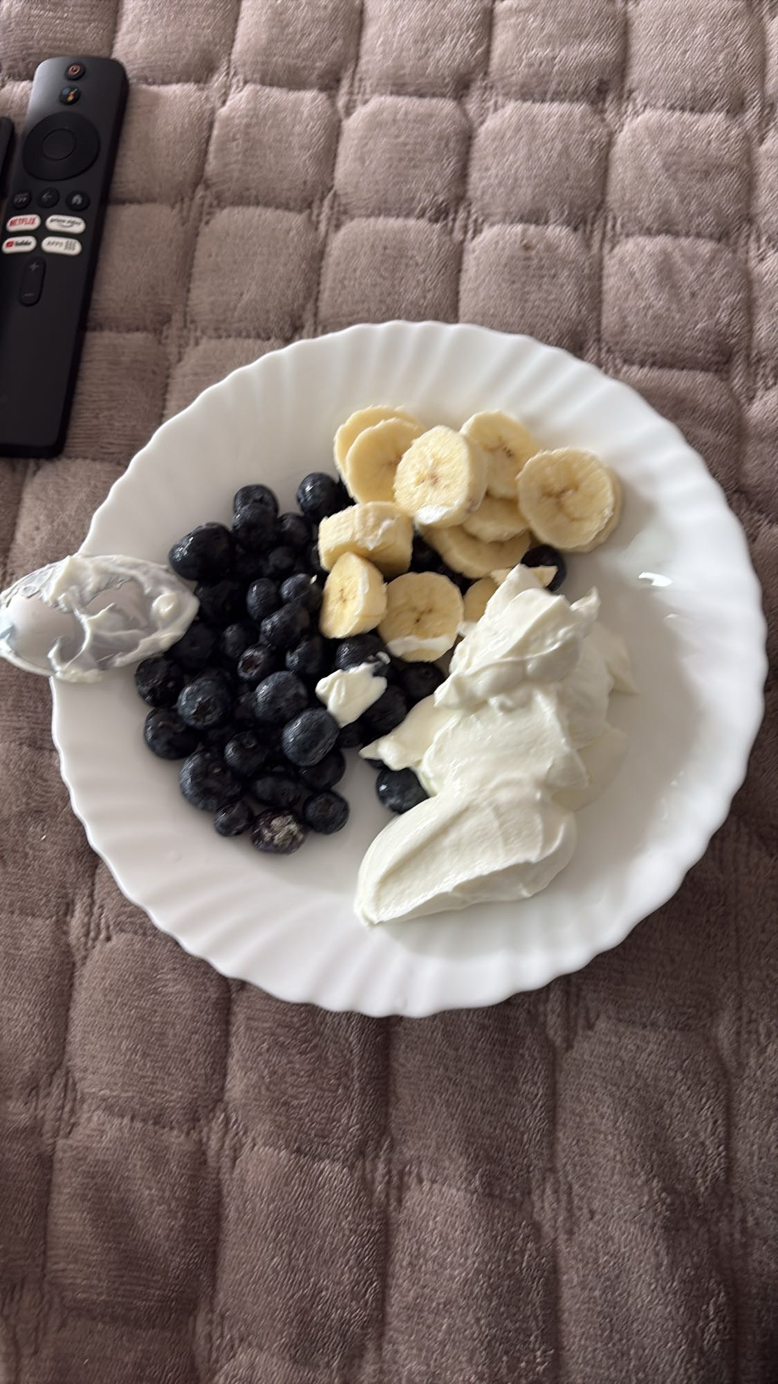Yoghurt med blåbær