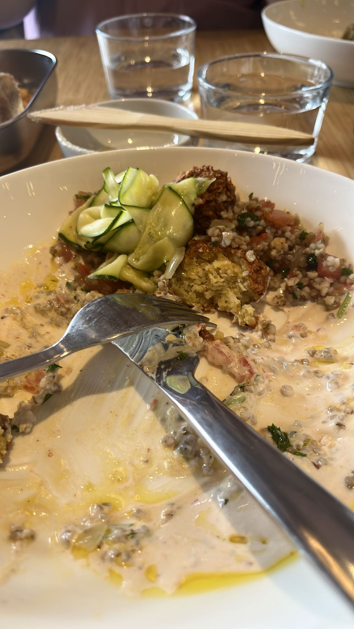 Falafel med bulgur
