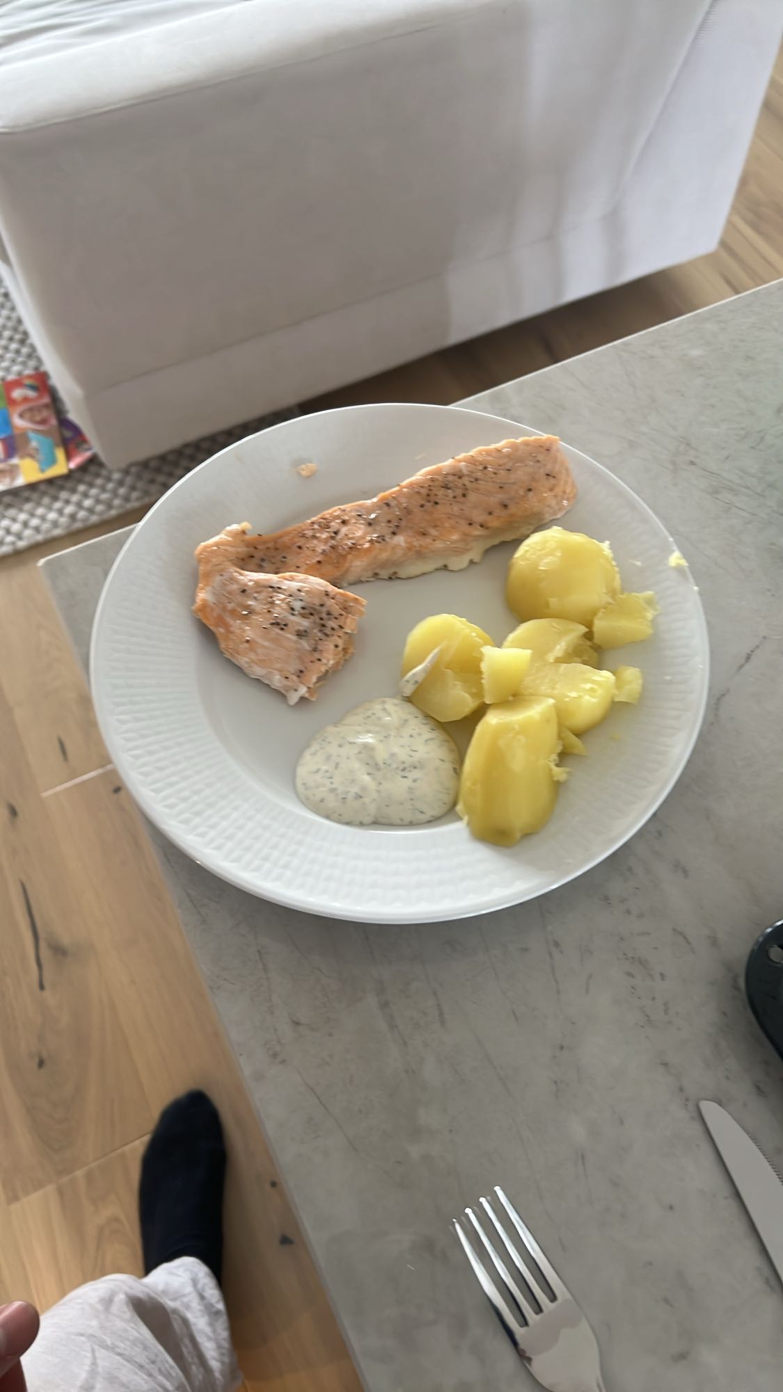 Lax med potatis