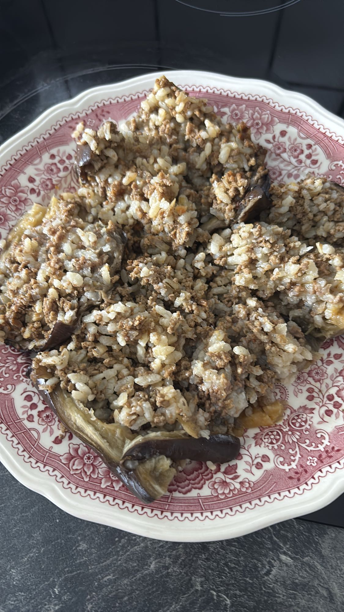 Gefüllte Aubergine