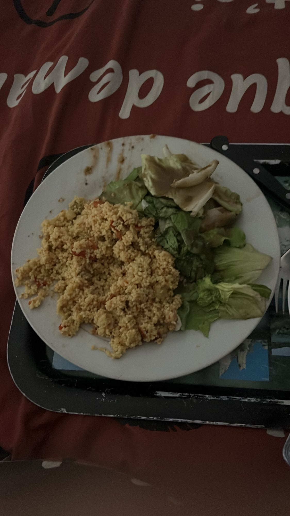 Couscous et salade