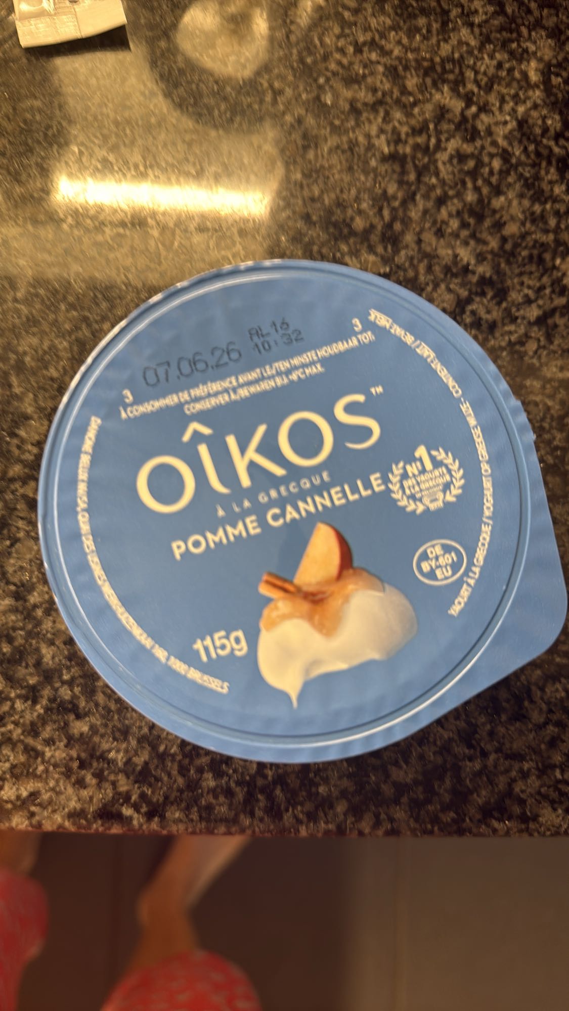 Griekse yoghurt appel kaneel