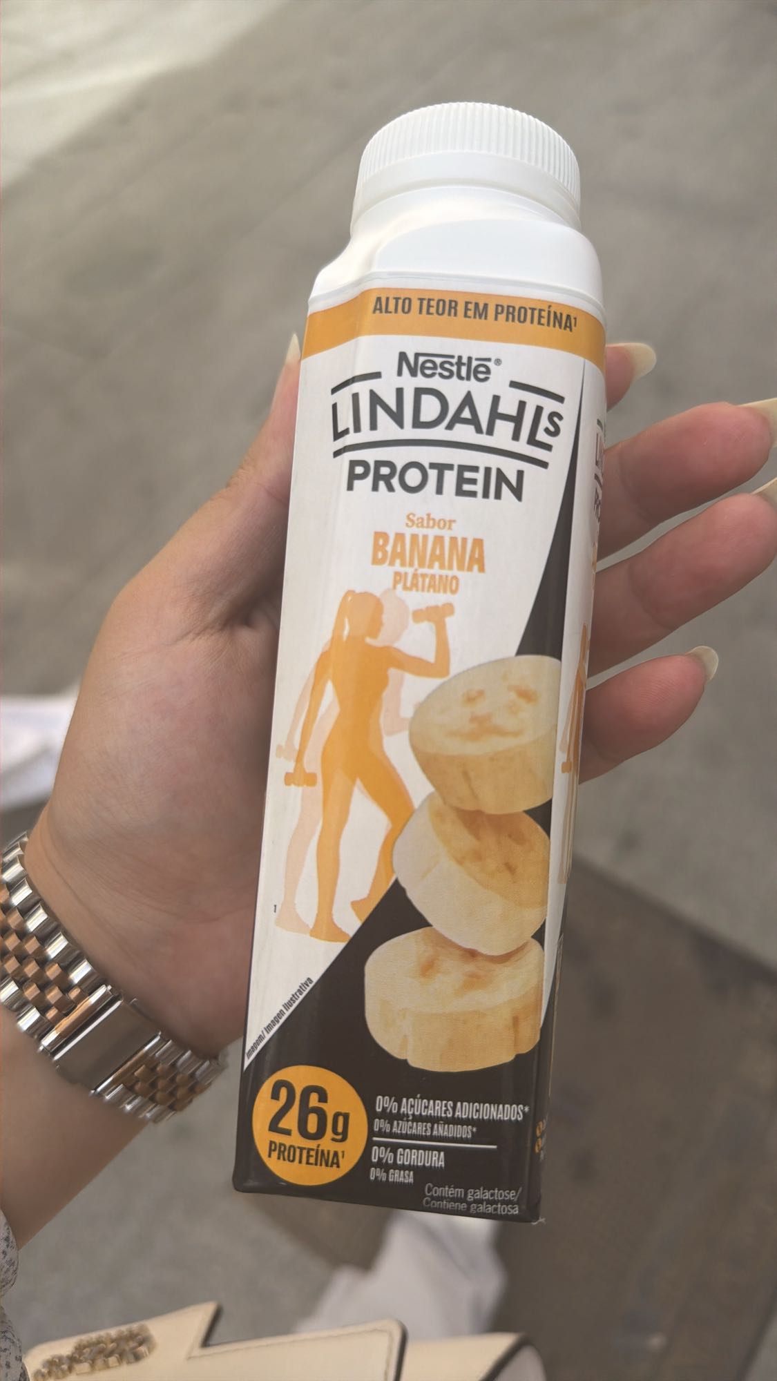 batido proteico de banana