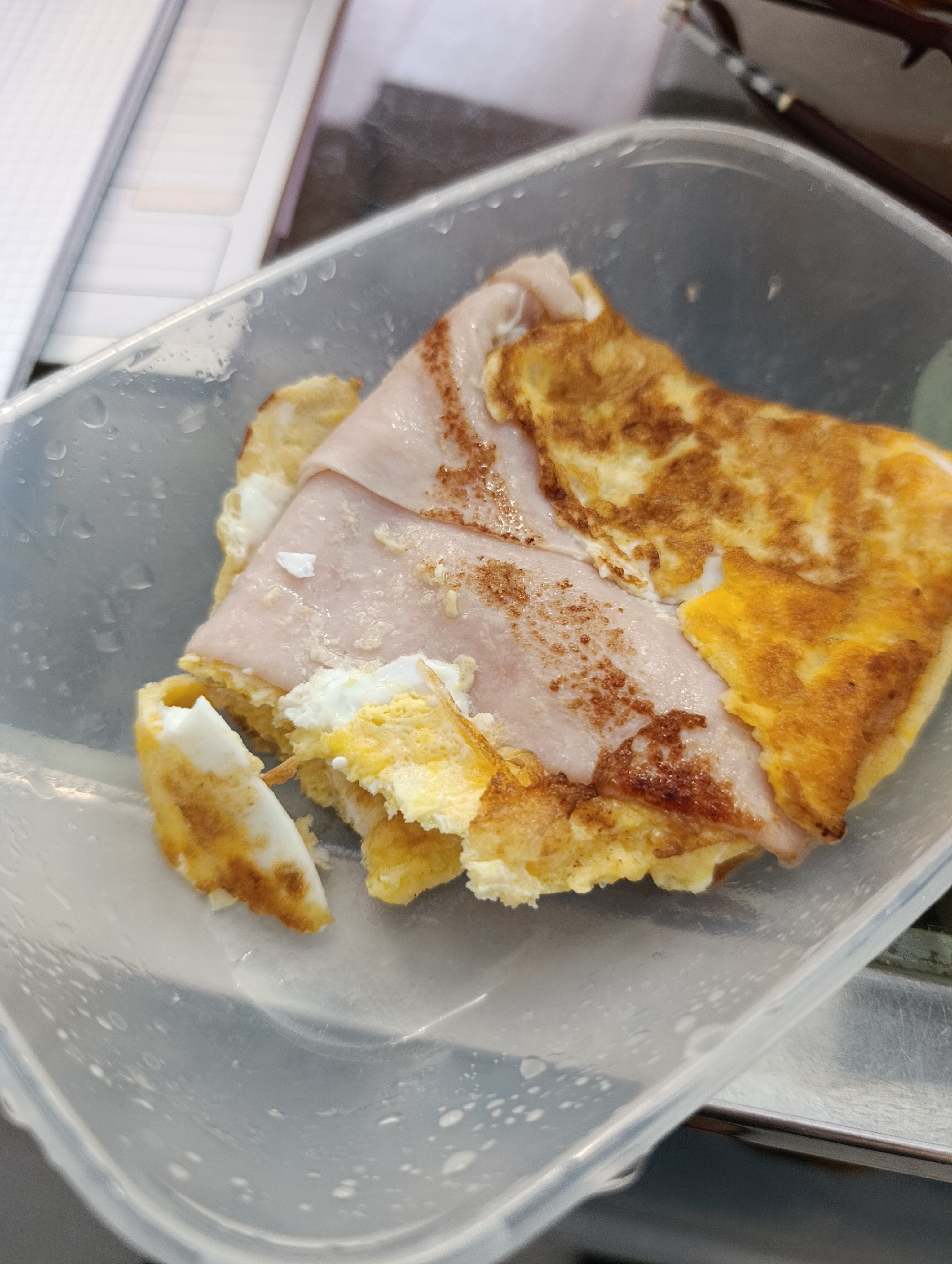 tortilla con jamón