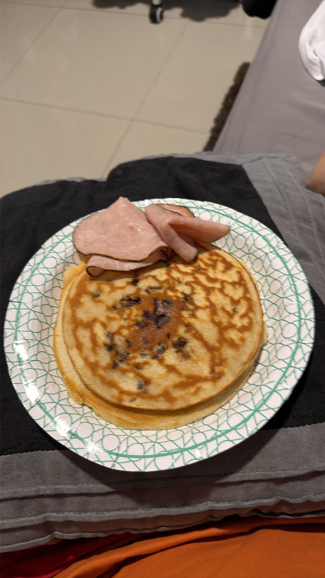 panqueques con jamon