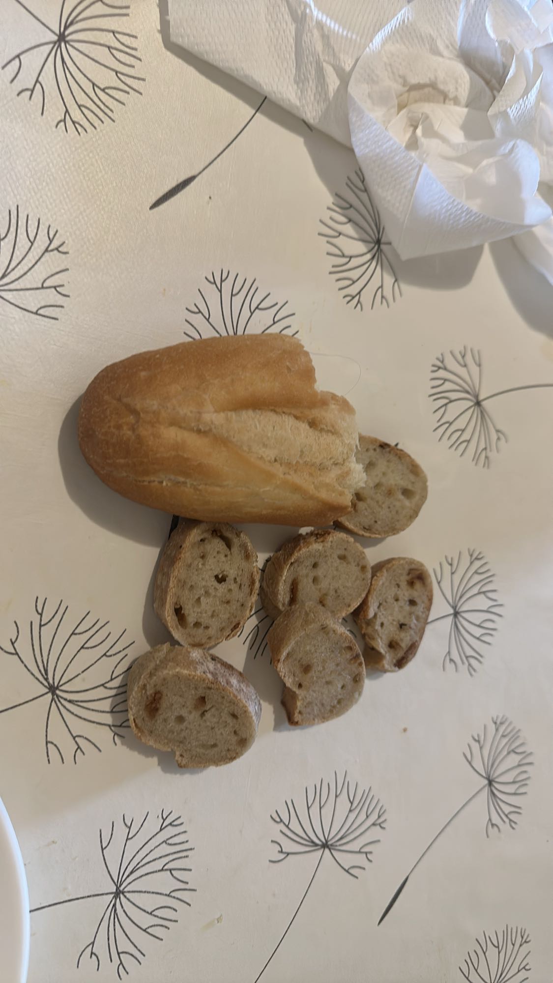 Bread Roll with Slices