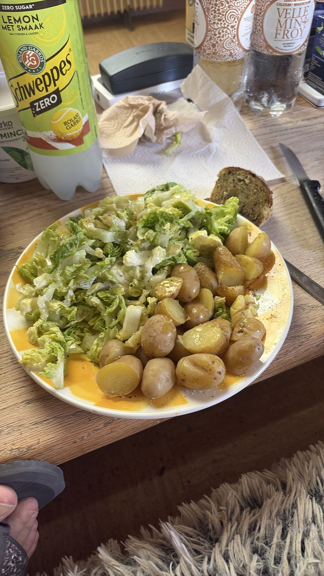 Salade et pommes de terre