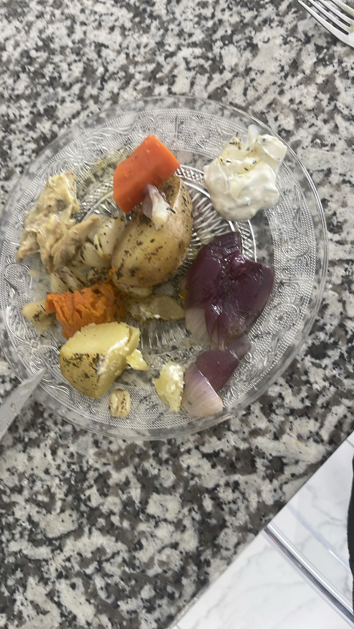 Assiette de légumes