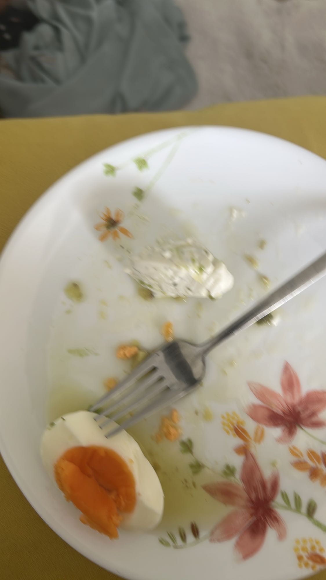 Boiled Egg and Cheese