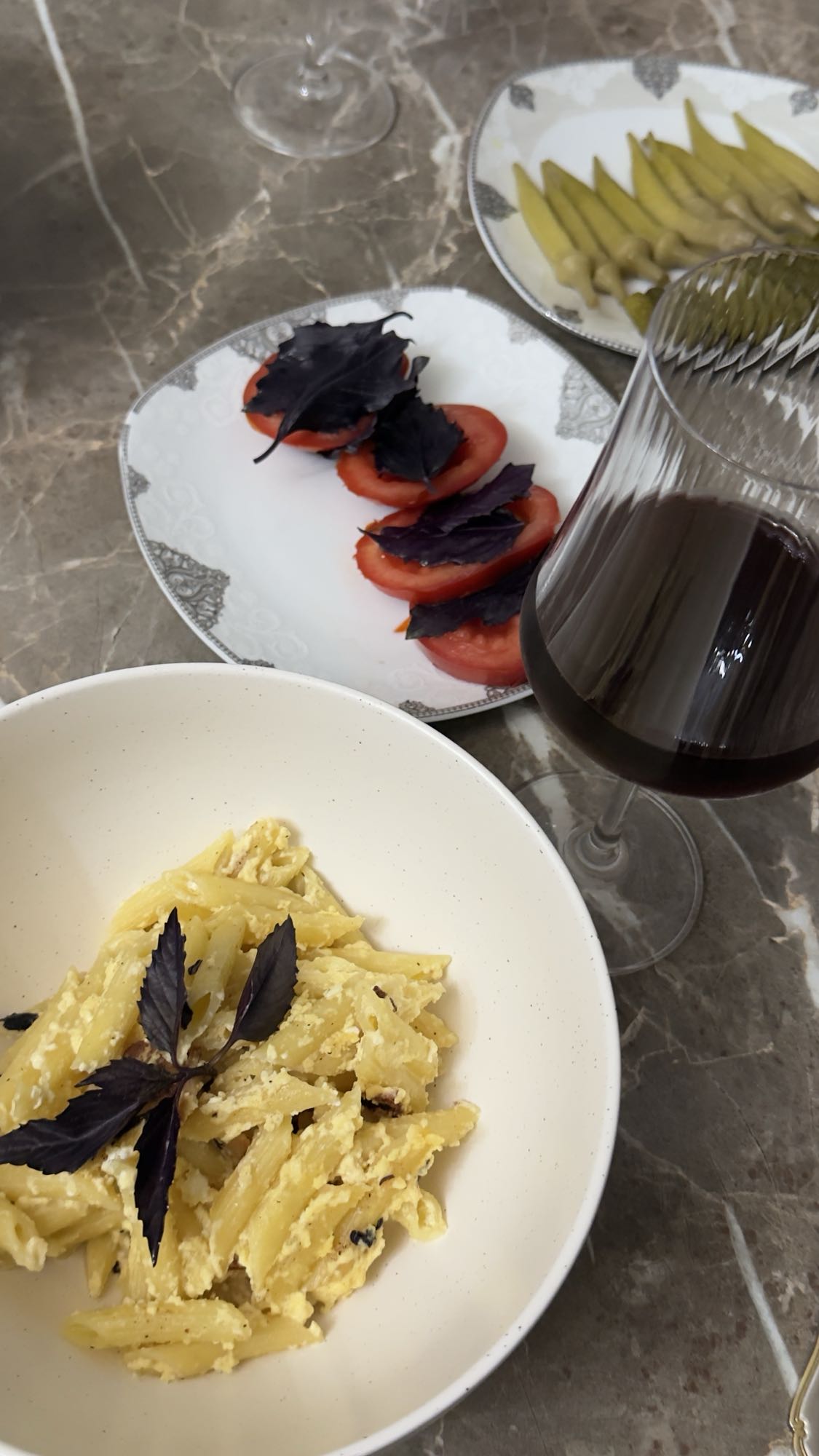Creamy Pasta Plate