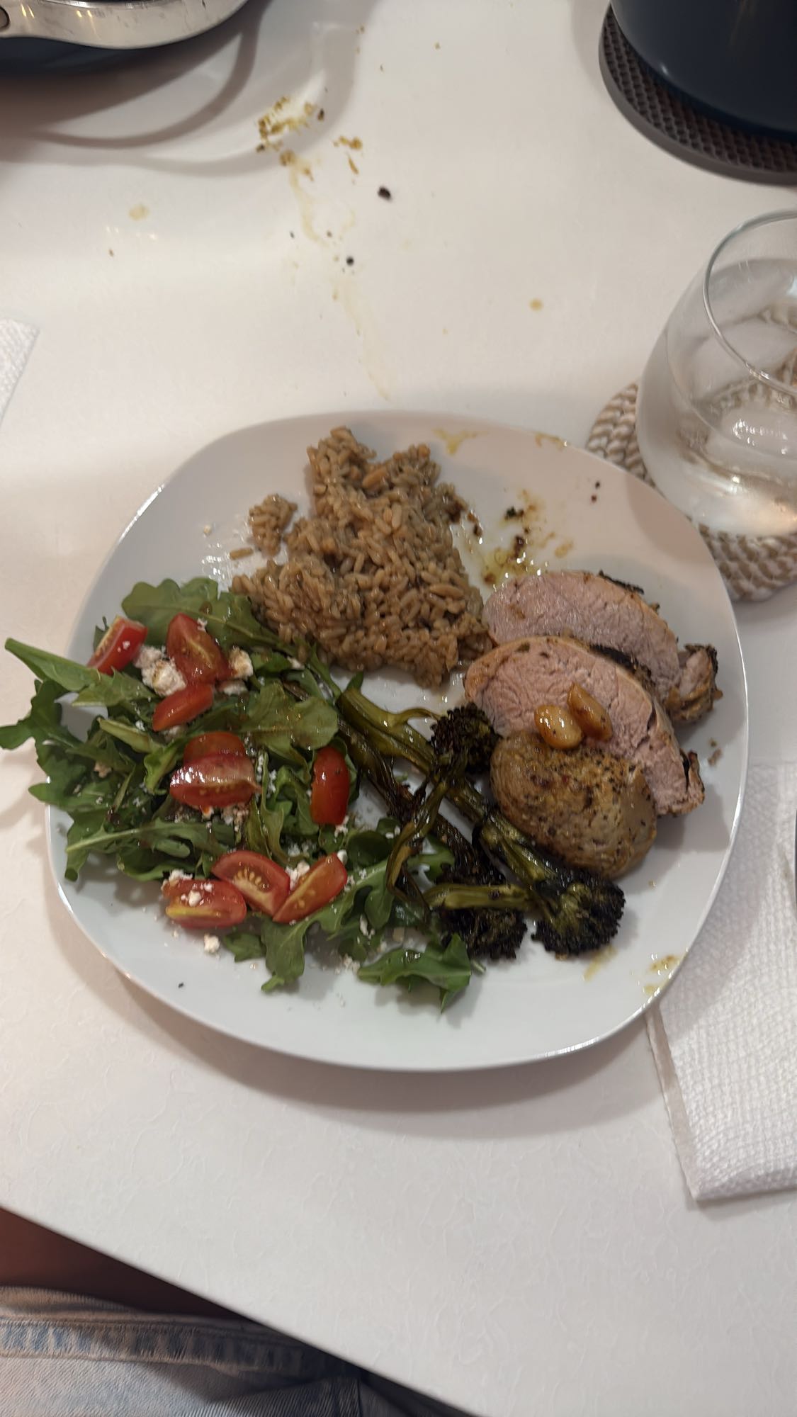 Pork Rice Salad Plate