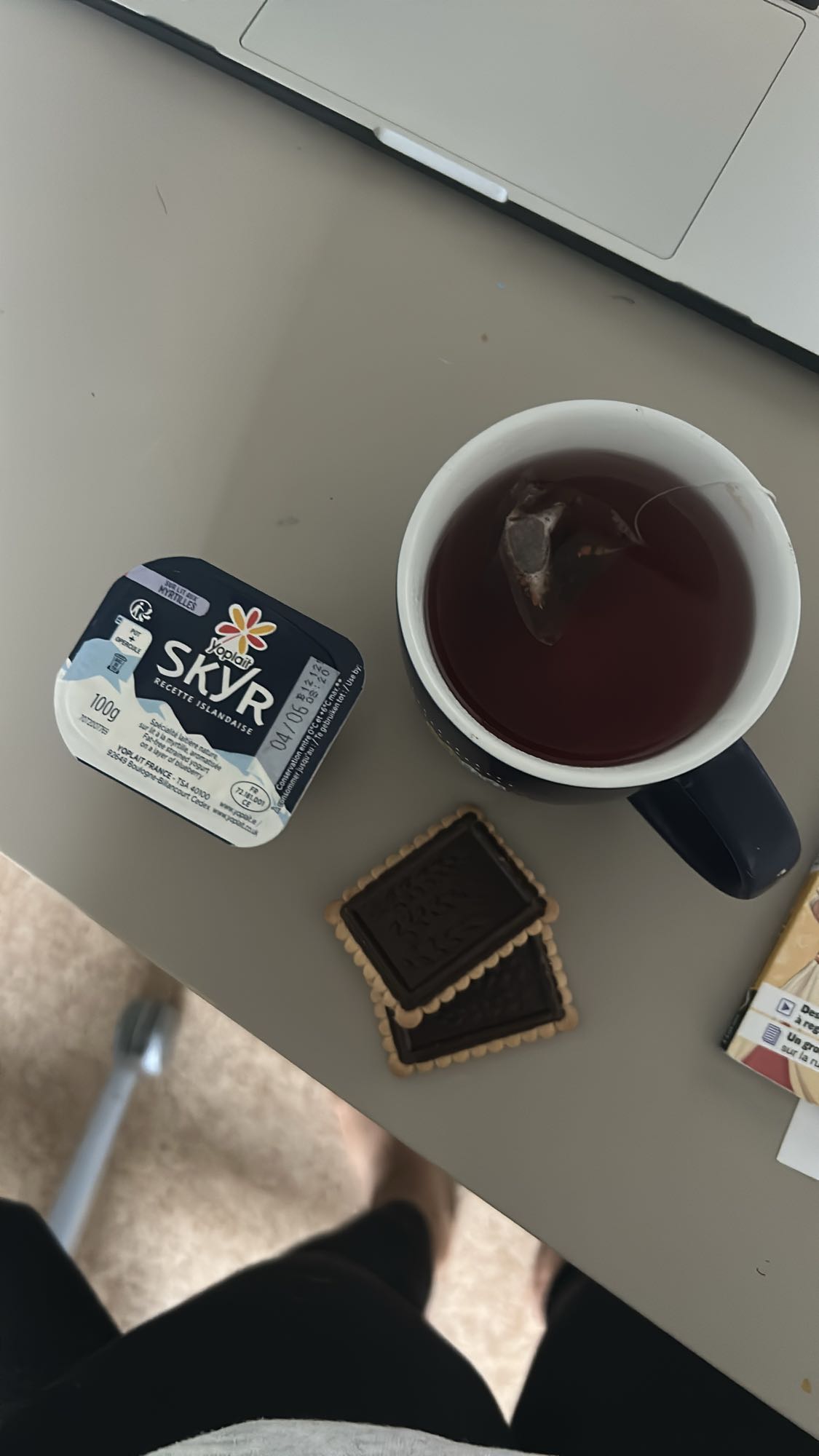 Collation thé skyr