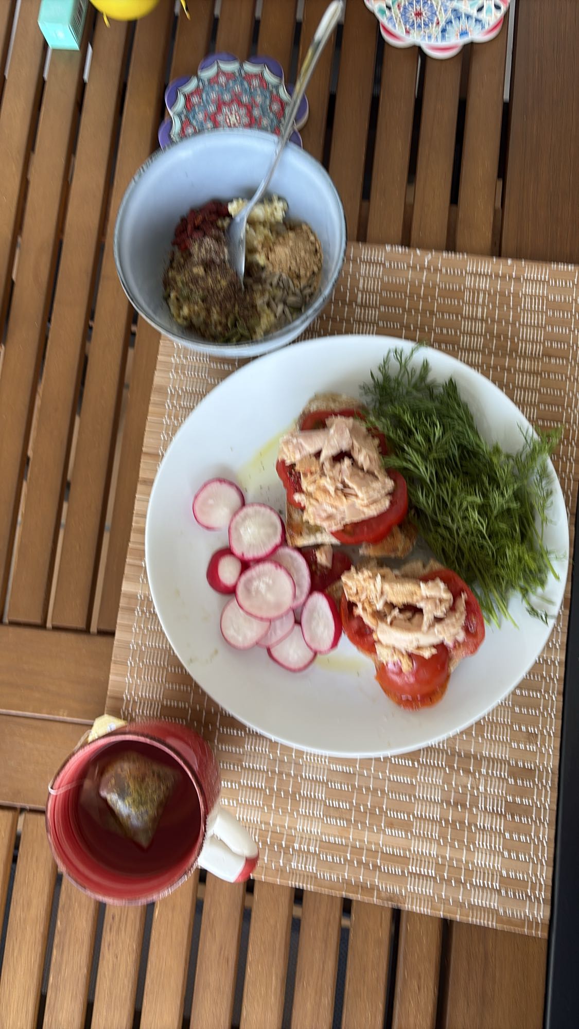 Tuna Toast Plate