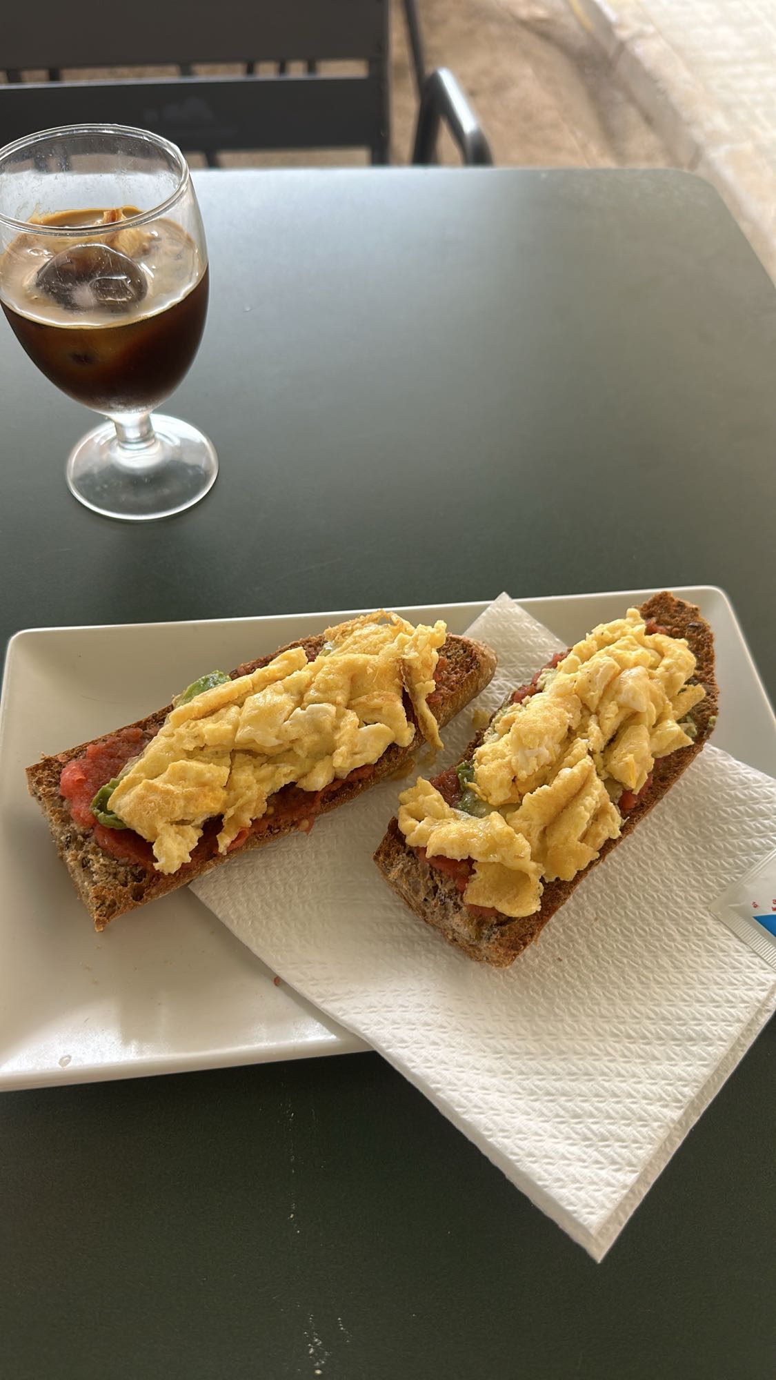 tostadas con huevo